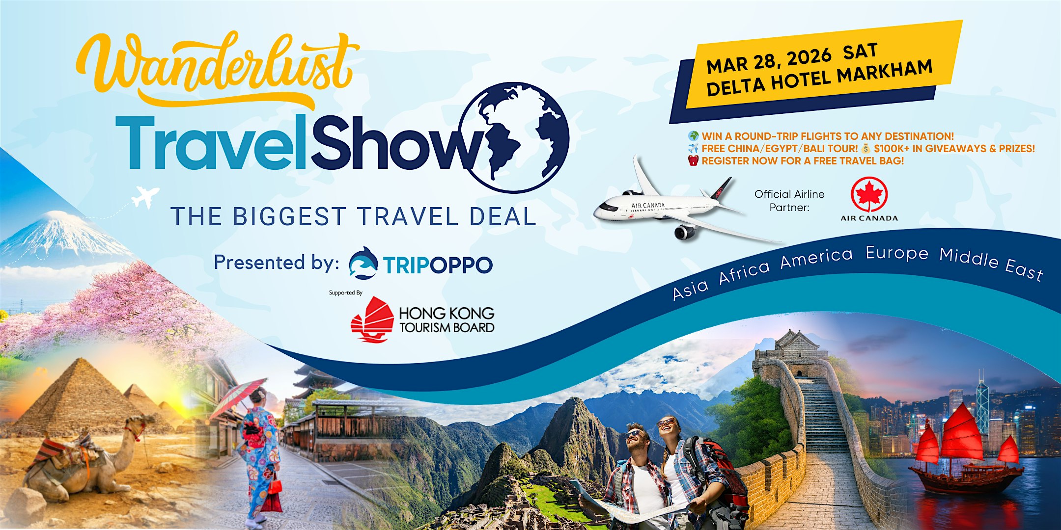 TripOppo Facebook ad: TripOppo Wanderlust Travel Show 2026