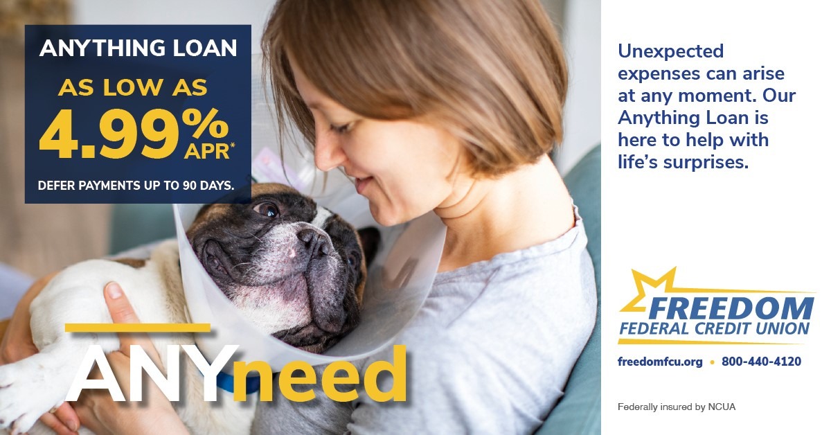 Freedom Federal Credit Union Facebook ad