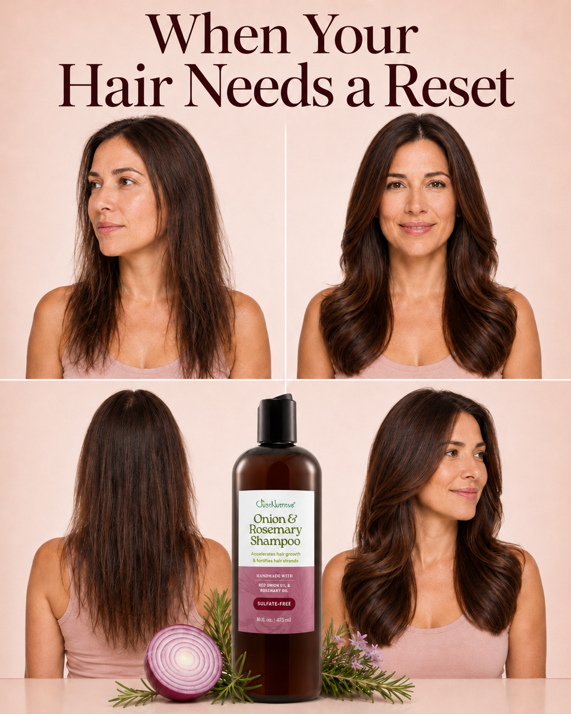 Just Nutritive Hair and Skin Care Facebook ad