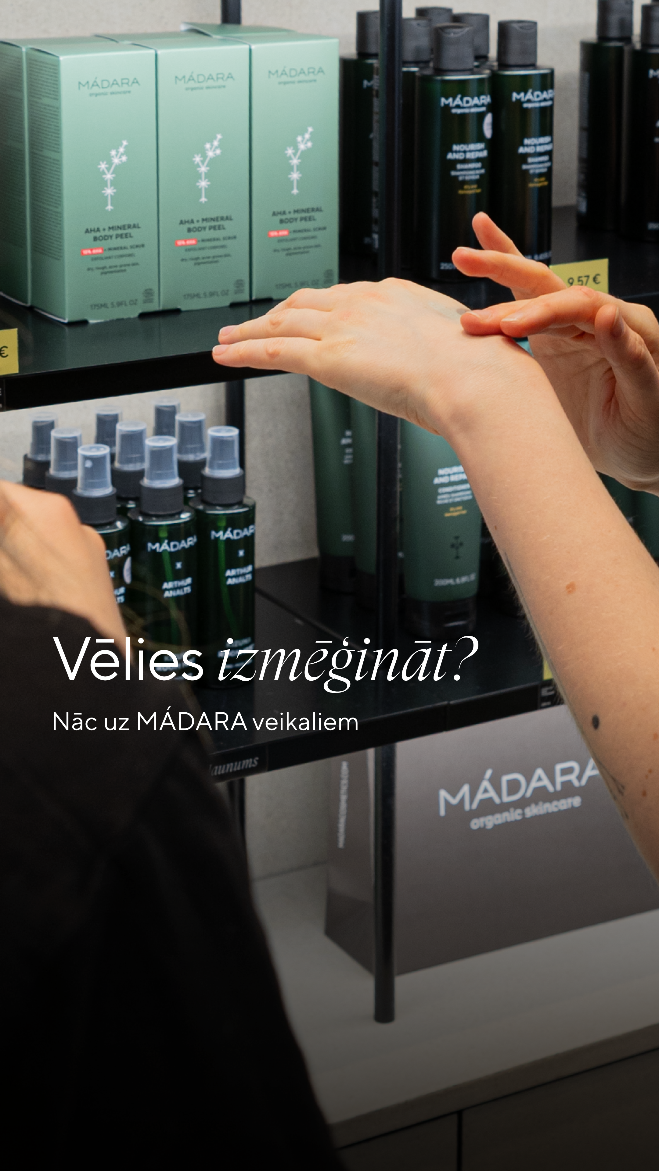 Mádara Organic Skincare Facebook ad