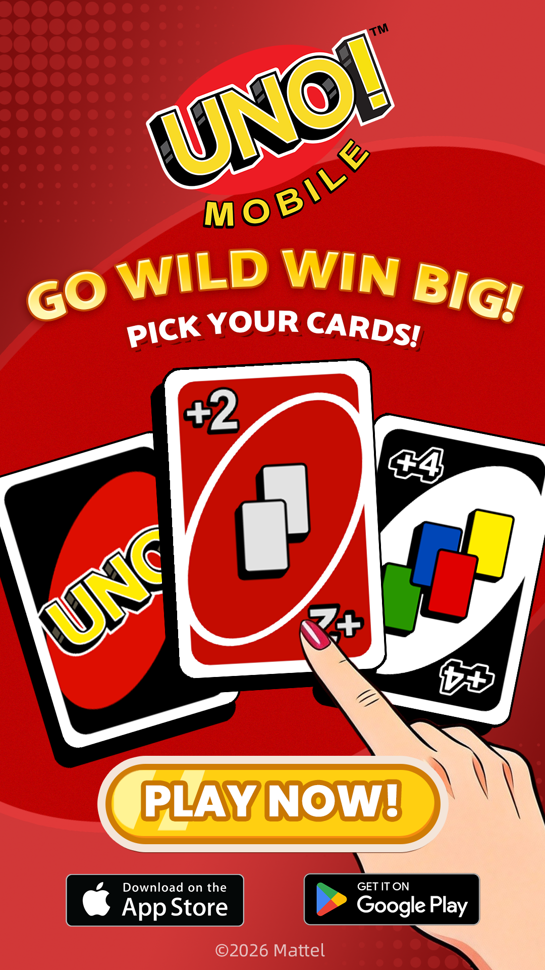 UNO! Mobile Game Facebook ad
