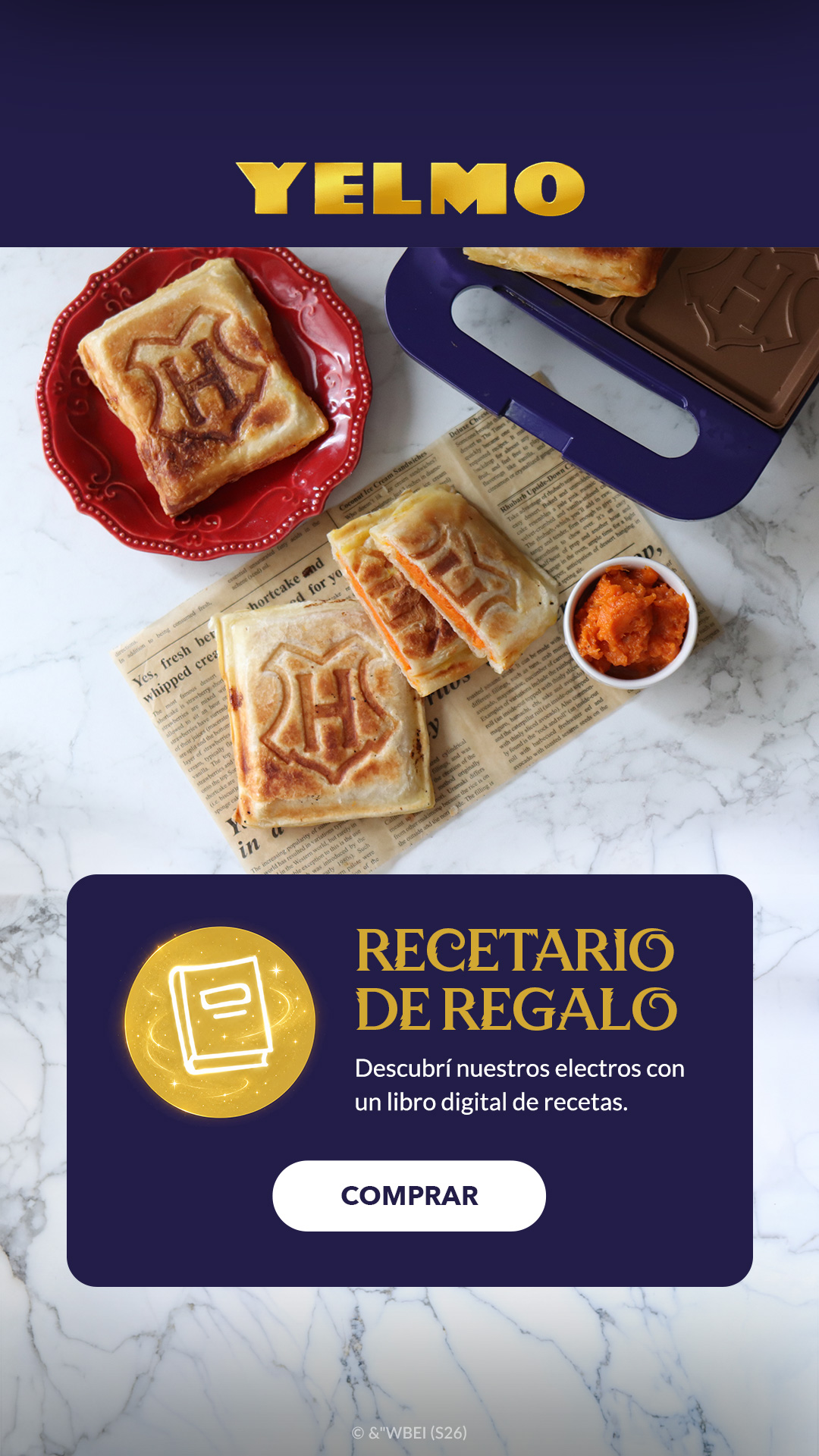 Yelmo Facebook ad: Elegí tus electros de Harry Potter y Yelmo…