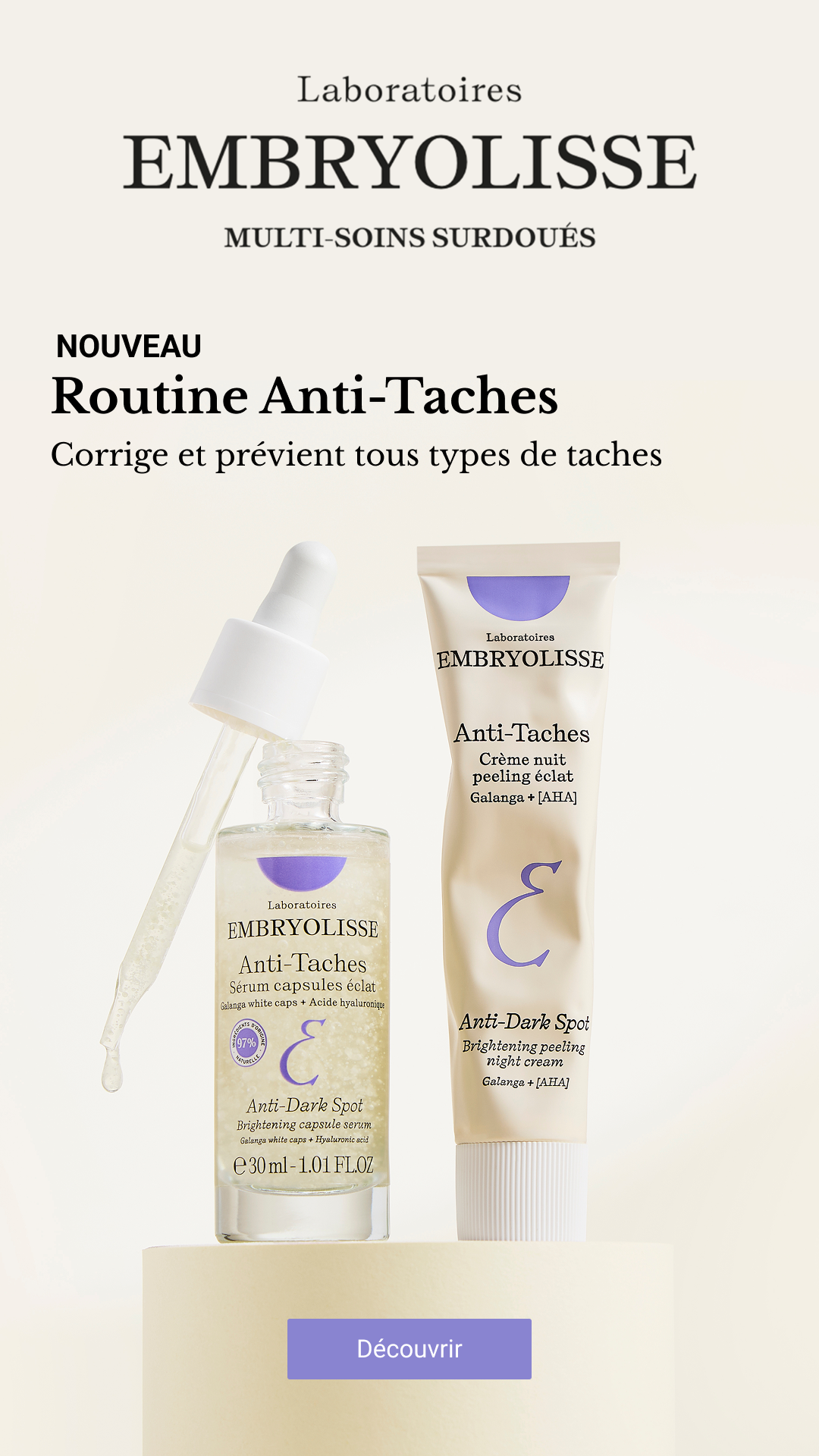 Embryolisse France Facebook ad