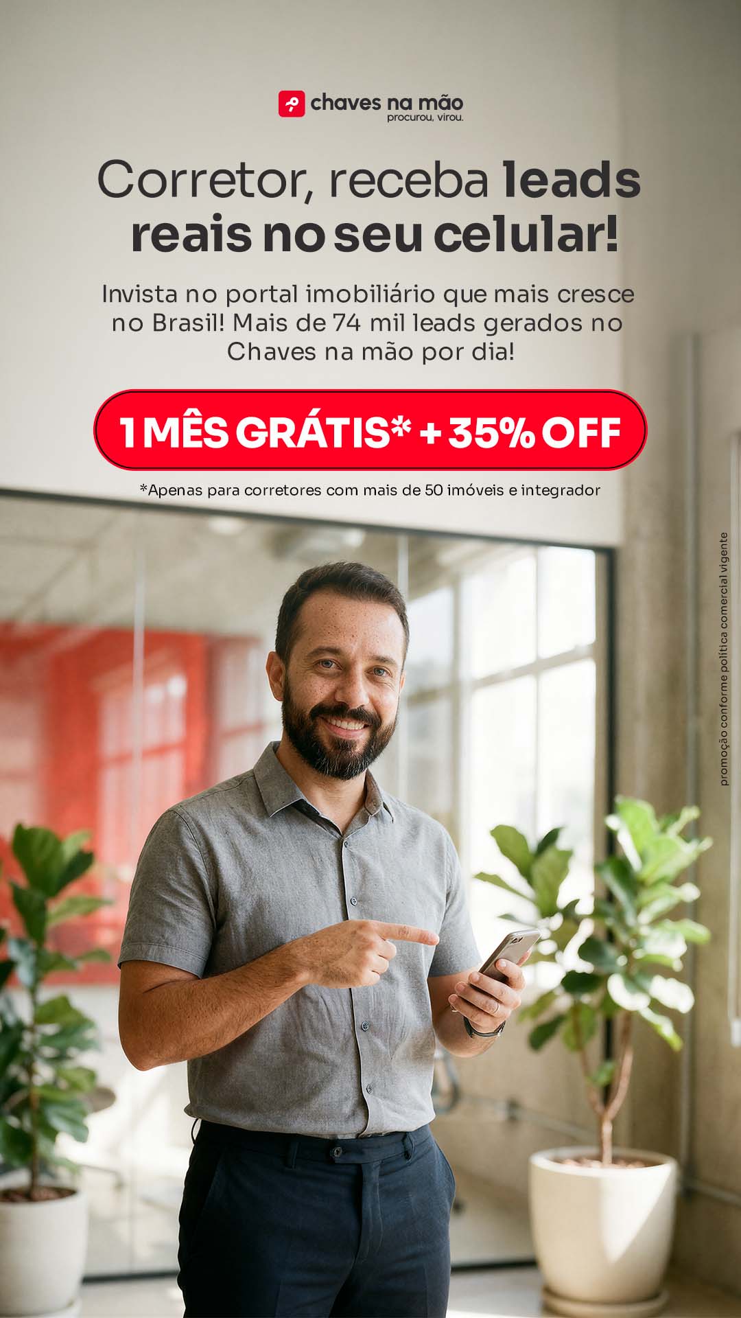 Chaves na Mão Facebook ad from Jun 30, 2026