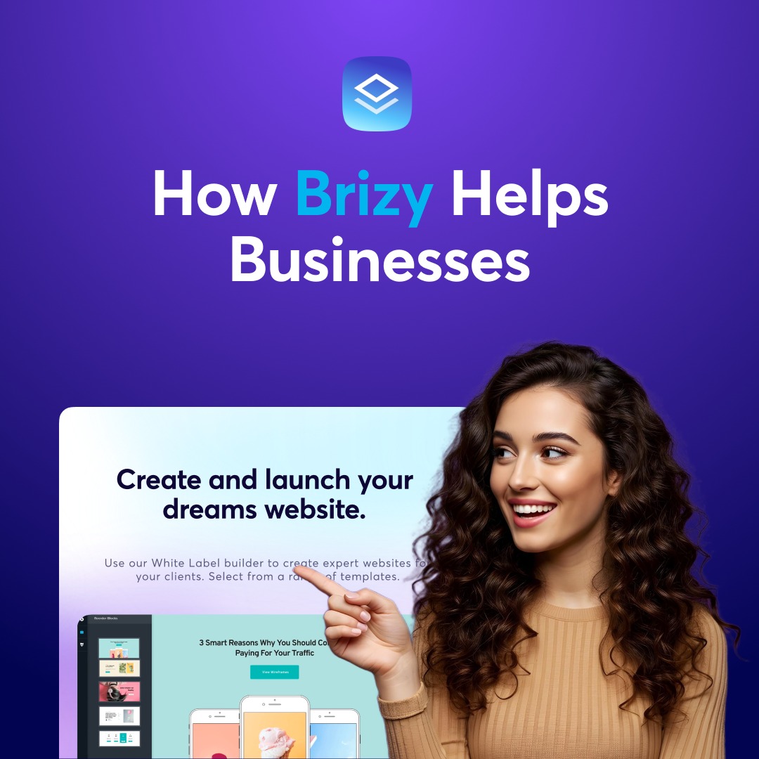 Brizy Facebook ad