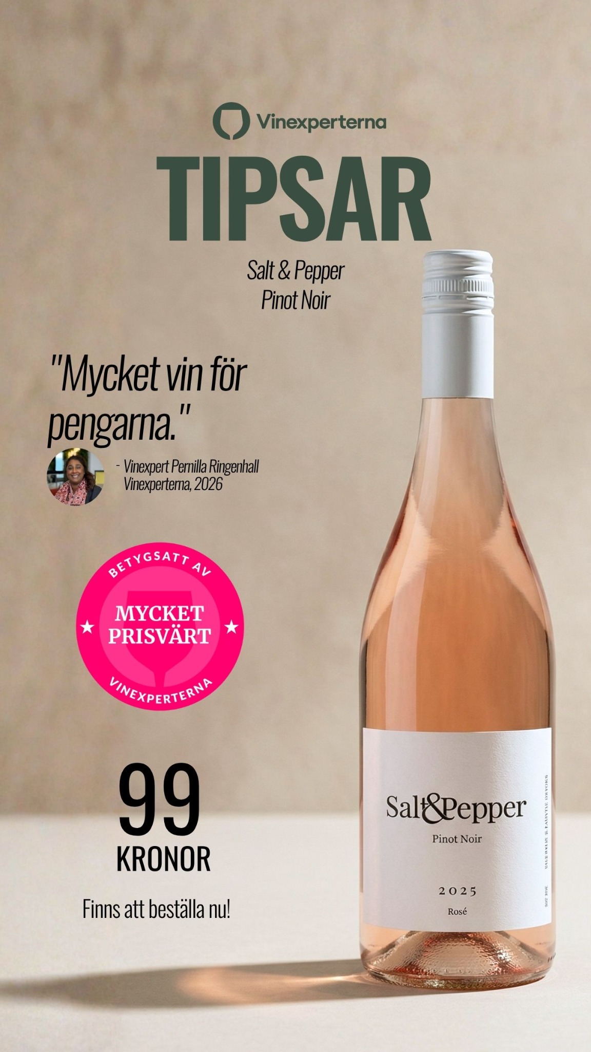 Vinexperterna Facebook ad