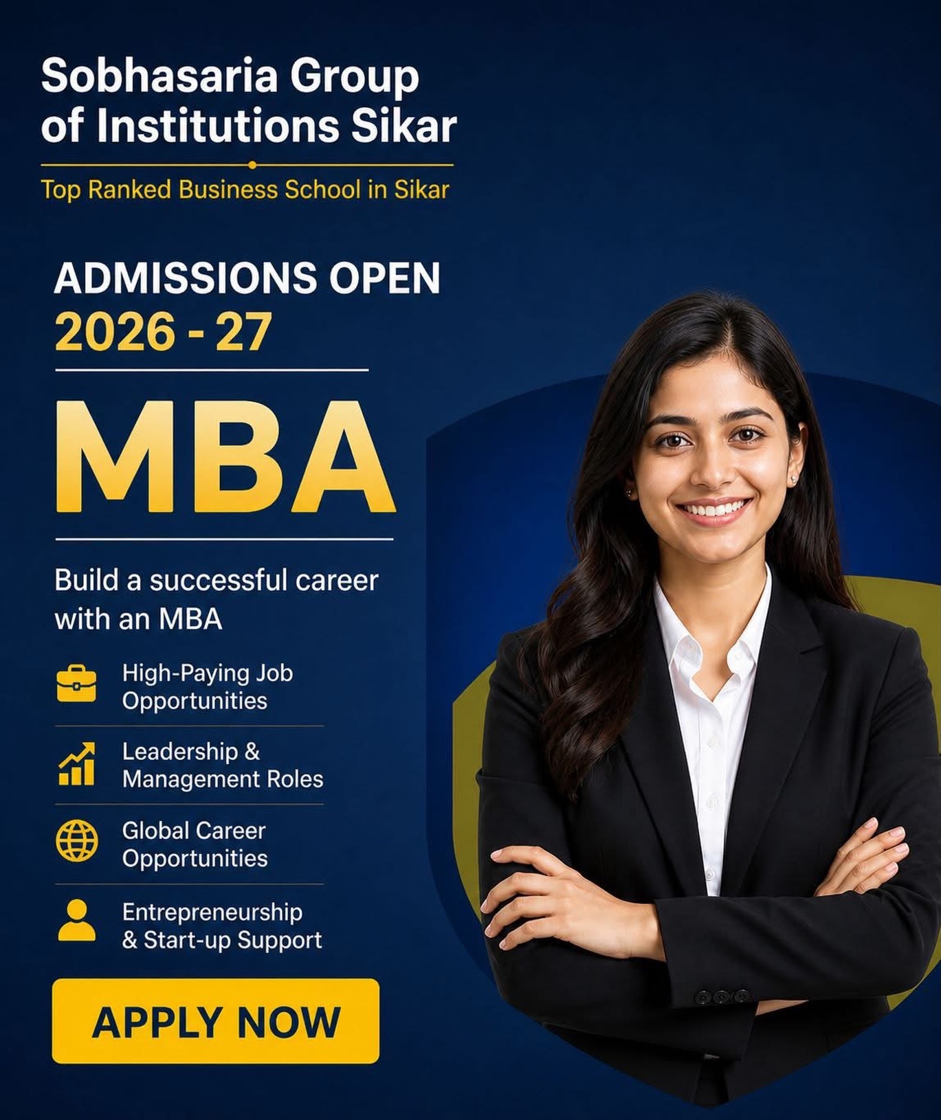 Sobhasaria Group of Institutions Facebook ad