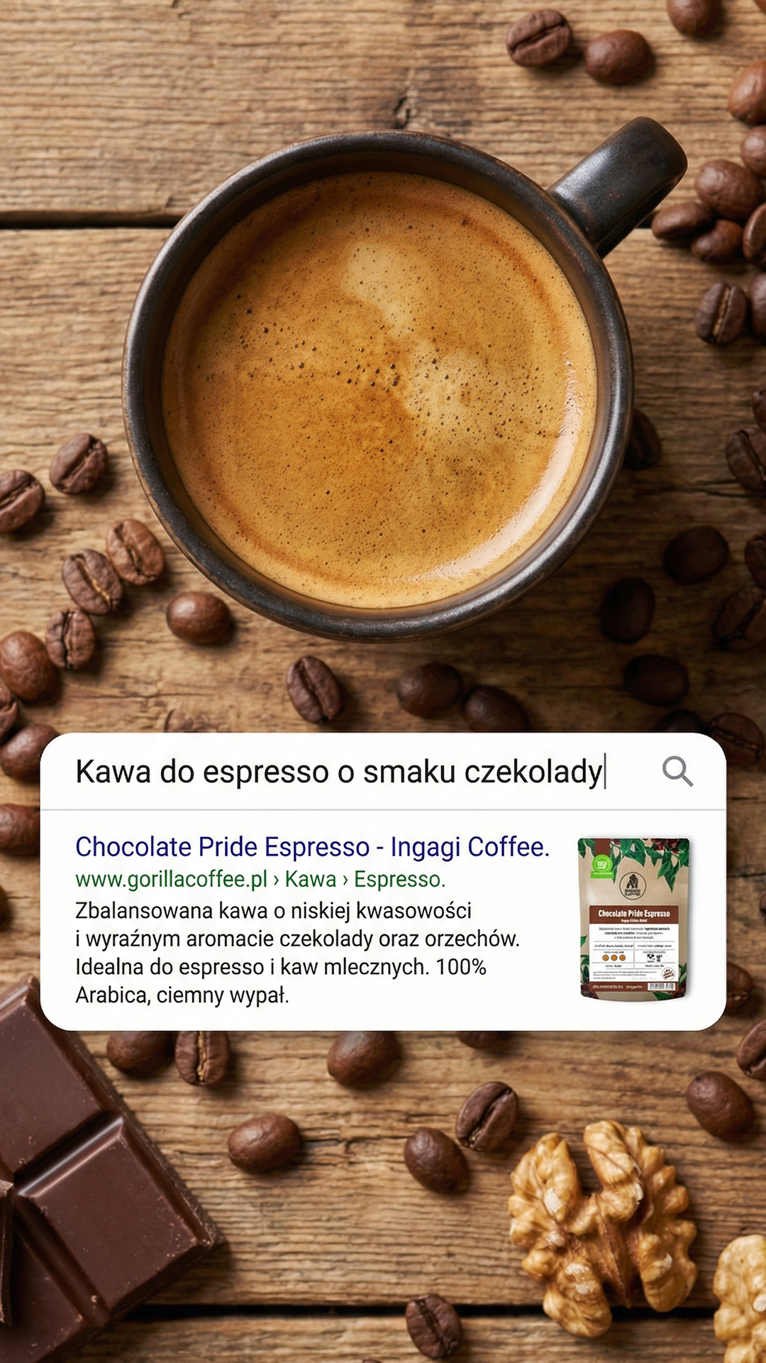 GorillaCoffee.pl Facebook ad
