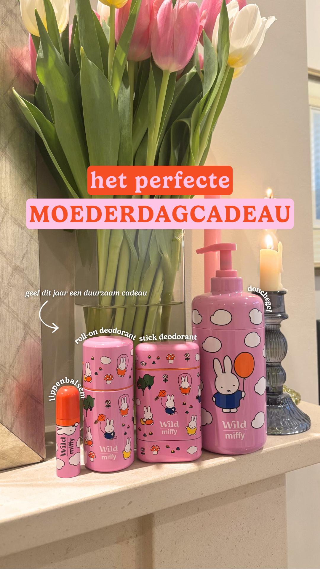 Wild Facebook ad: Blijf heerlijk fris met de Nijntje x Wild navulbare…