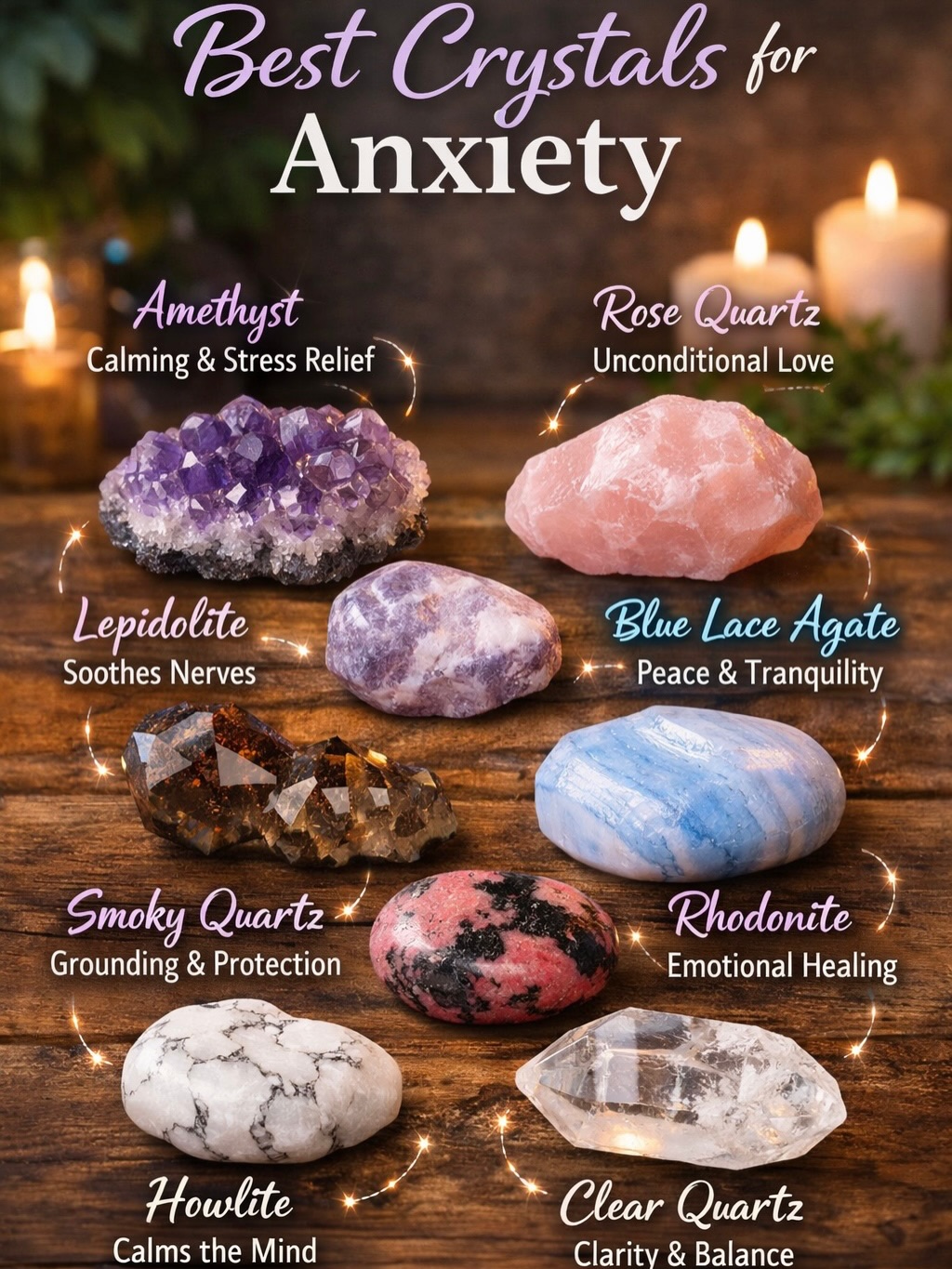 Angelic Guidance Crystals Facebook ad: Feeling overwhelmed or anxious?
