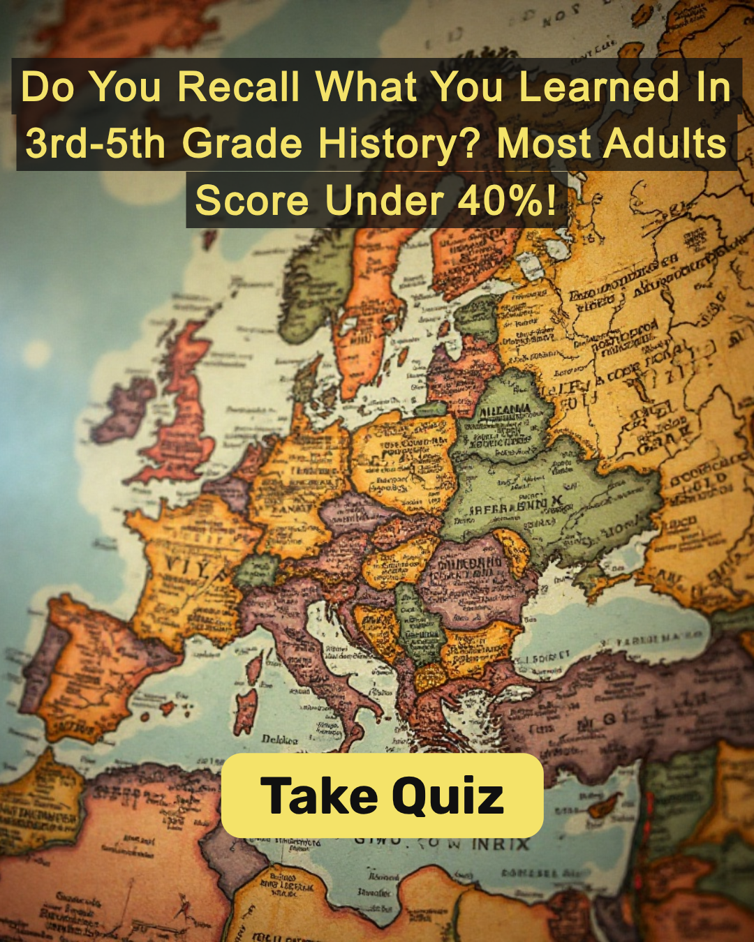 QuizGriz History Facebook ad