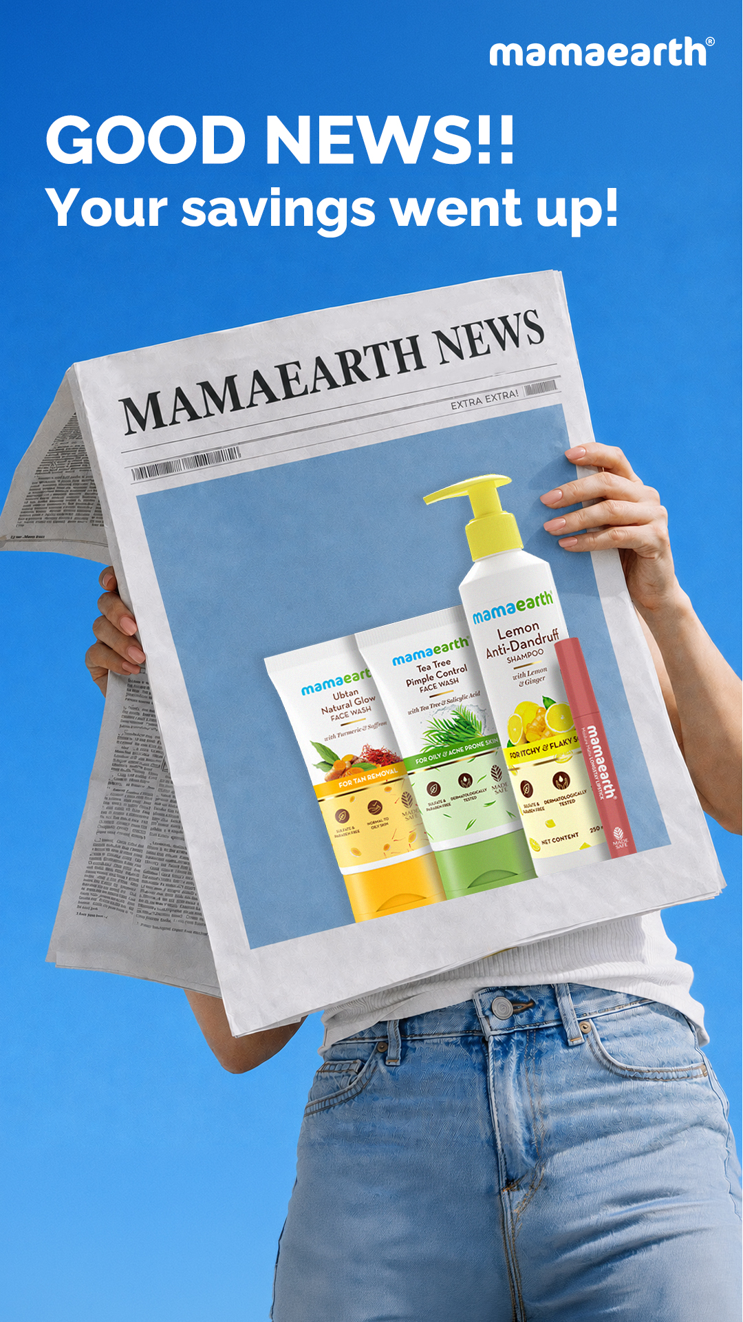 Mamaearth Facebook ad