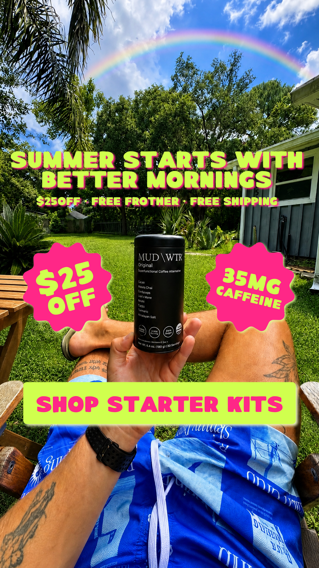 MUD\WTR Facebook ad