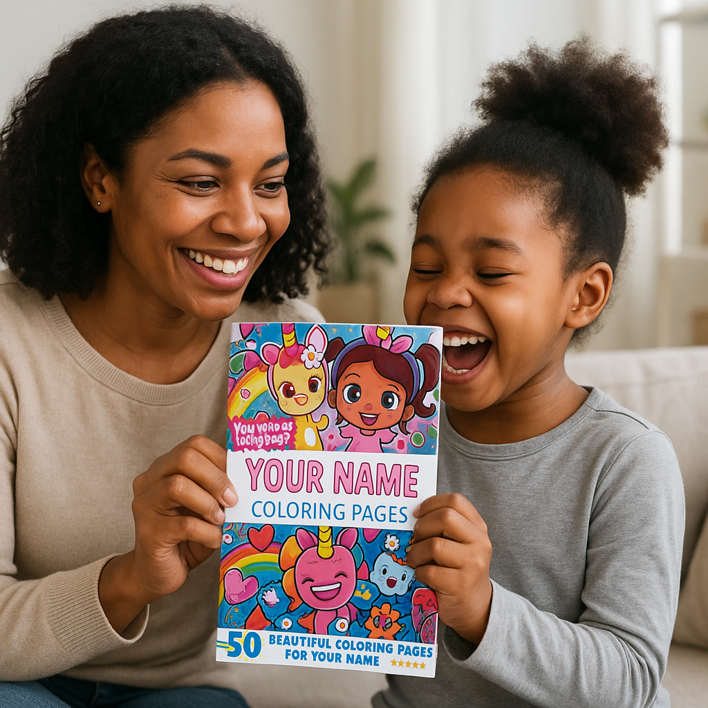 Pick-A-Page Personal Coloring Books Facebook ad