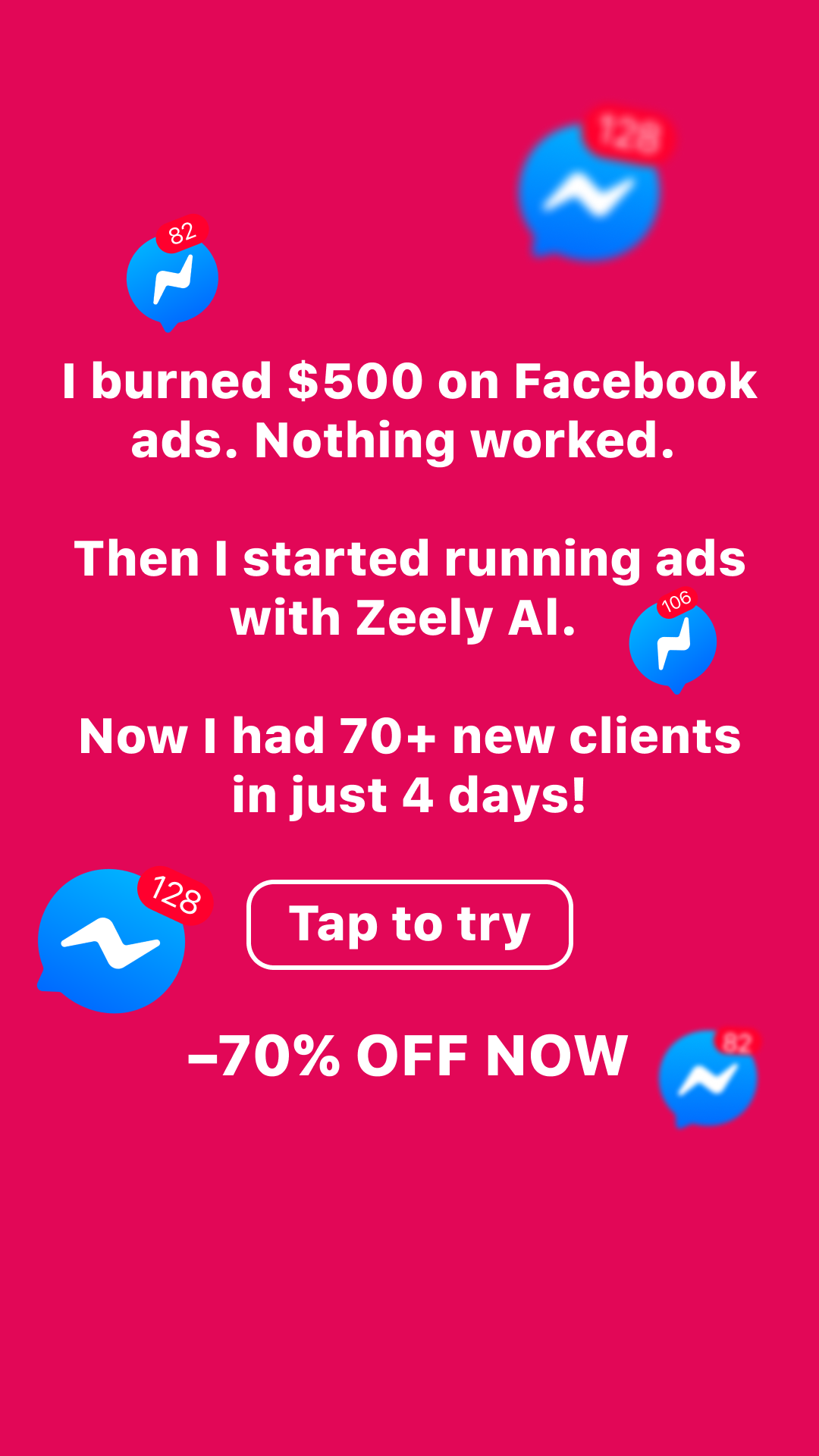Zeely Facebook ad