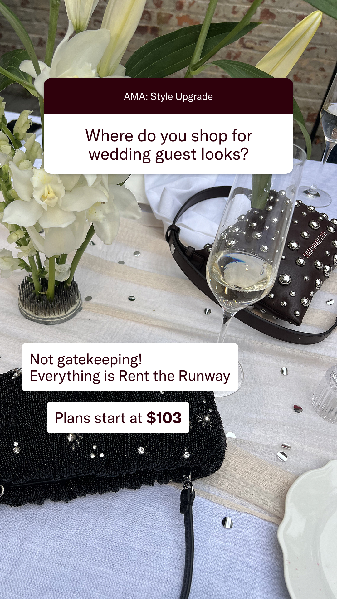 Rent The Runway Facebook ad