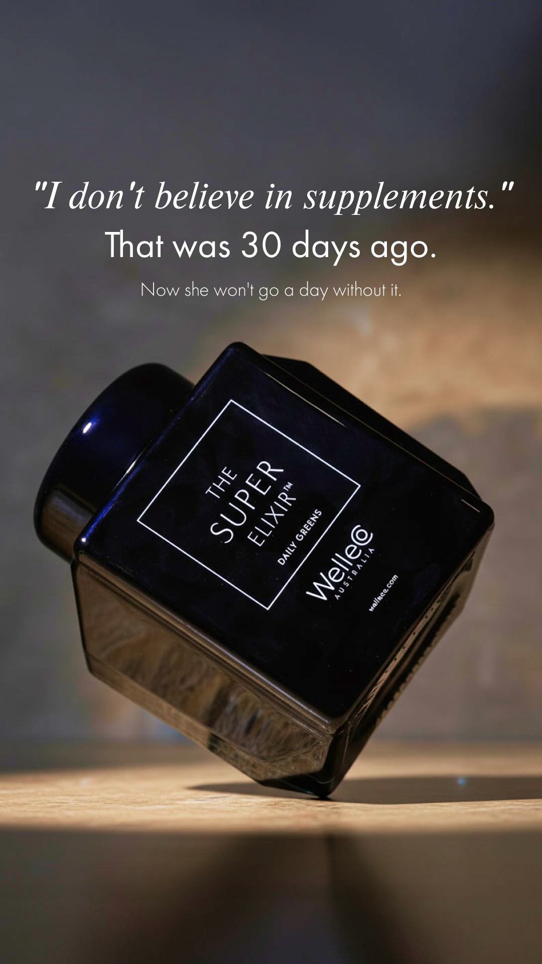 WelleCo Facebook ad