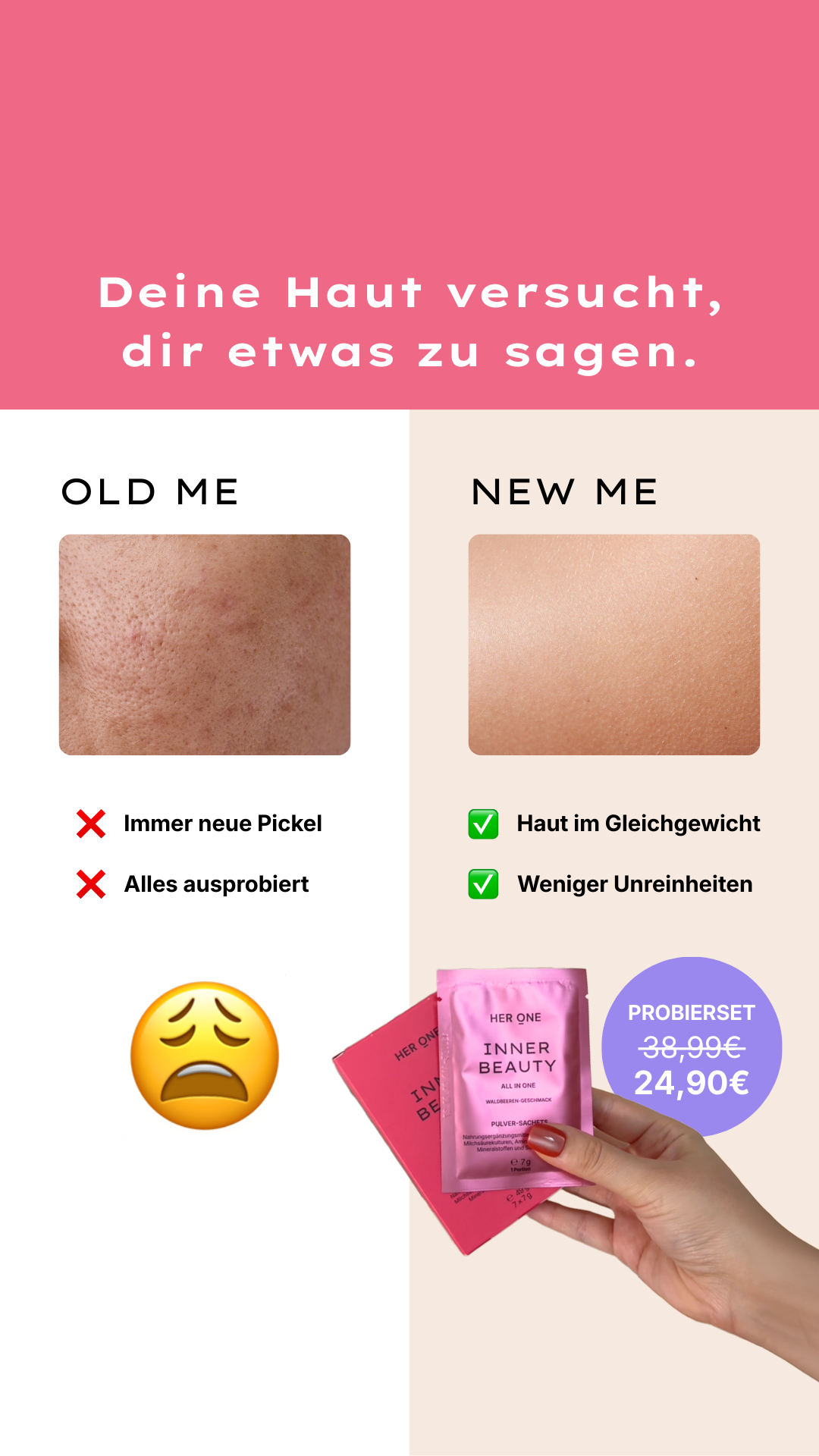 HER ONE Facebook ad