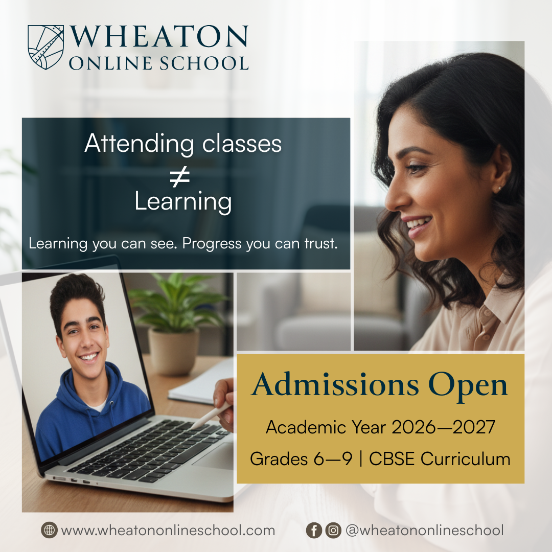 Wheaton Online School Facebook ad: Is Your Child Really Learning Online?