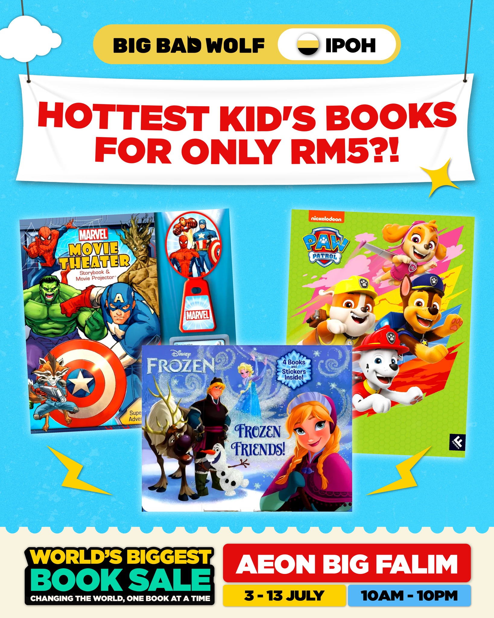 Big Bad Wolf Books Facebook ad