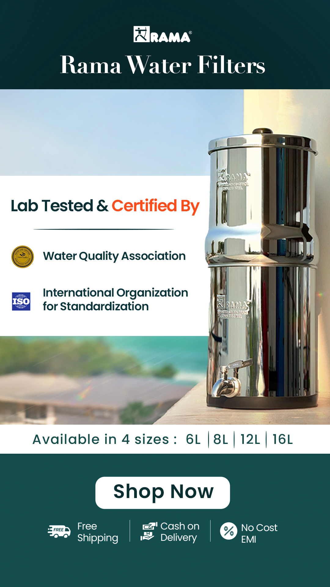 Rama Water Filter Facebook ad
