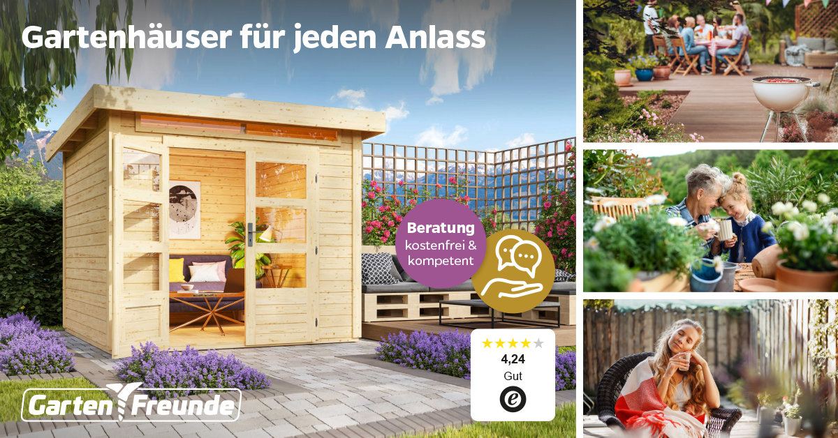 Gartenfreunde Facebook ad from Apr 15, 2025