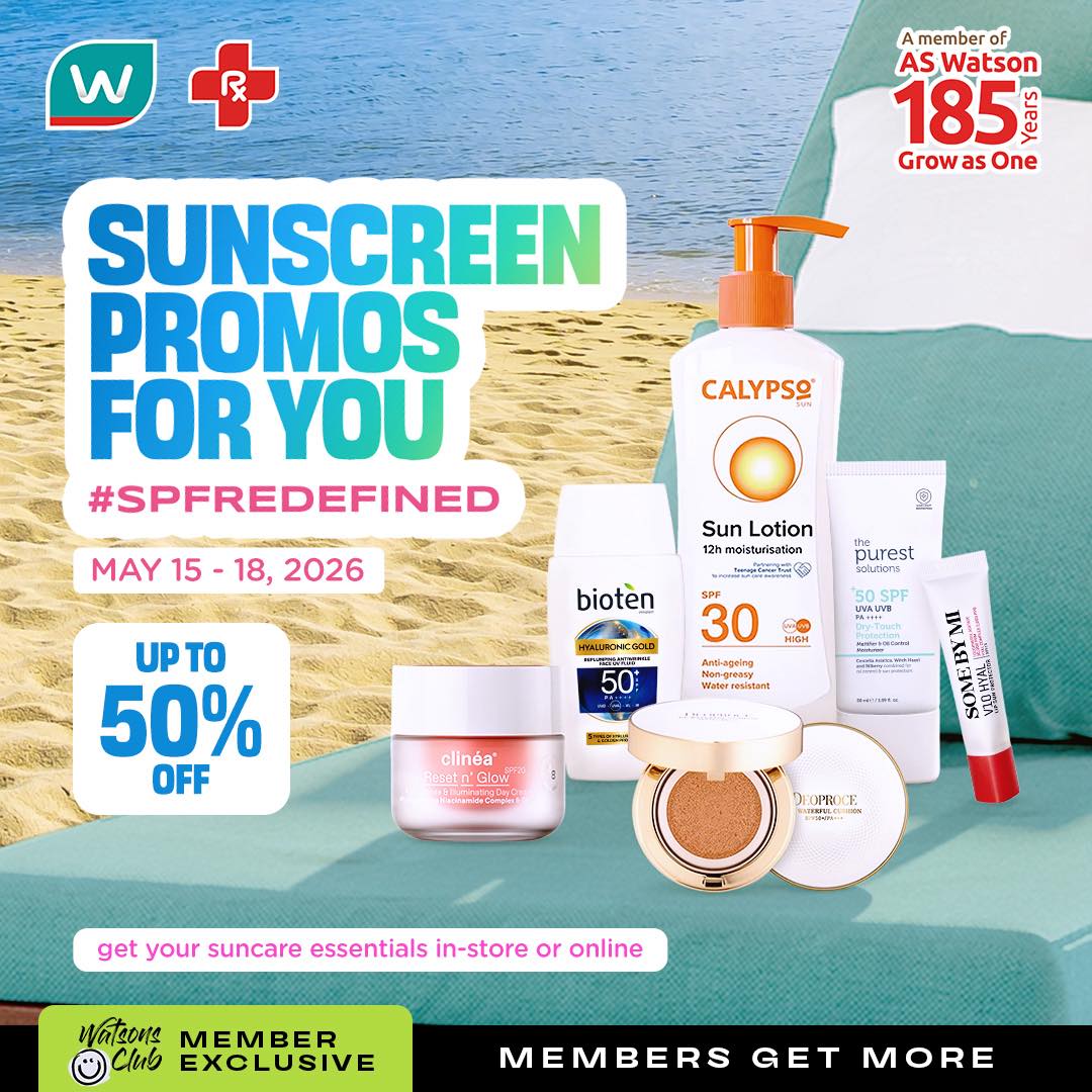 Watsons Facebook ad
