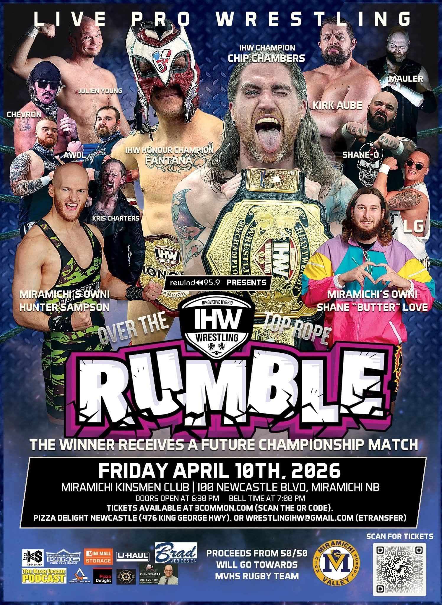 IHW Wrestling Facebook ad: 3Common - One platform for event businesses to run it all