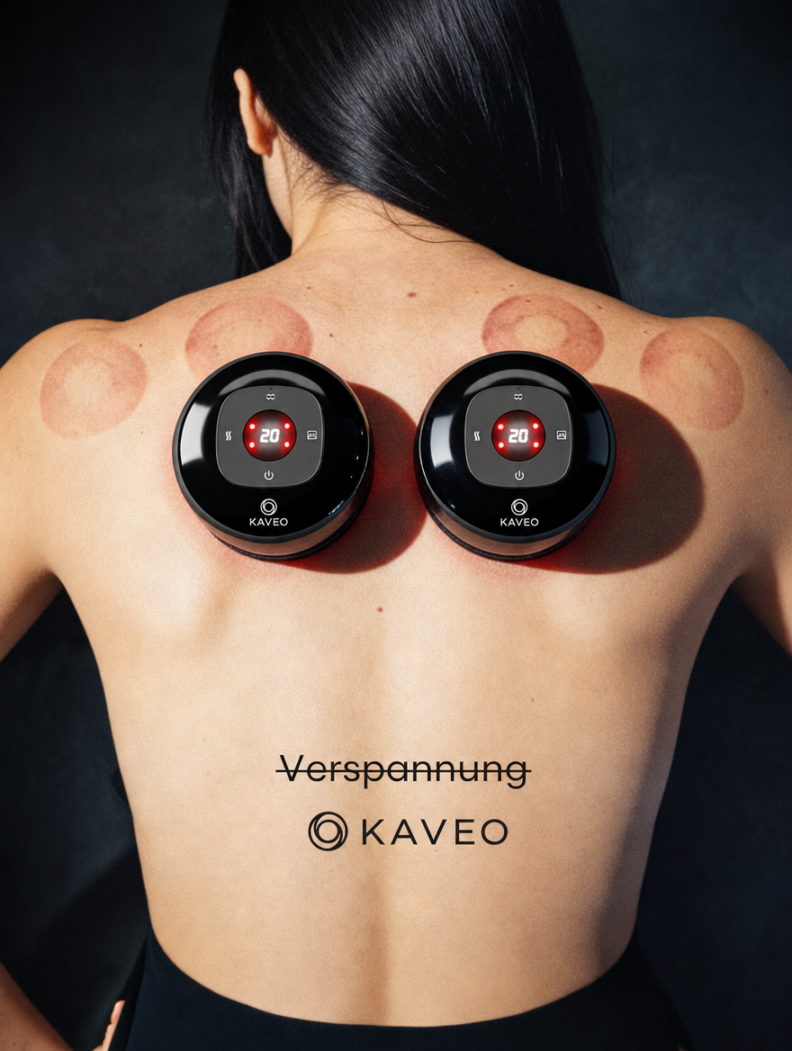Kaveo Facebook ad: Schröpfen. Aber modern.
