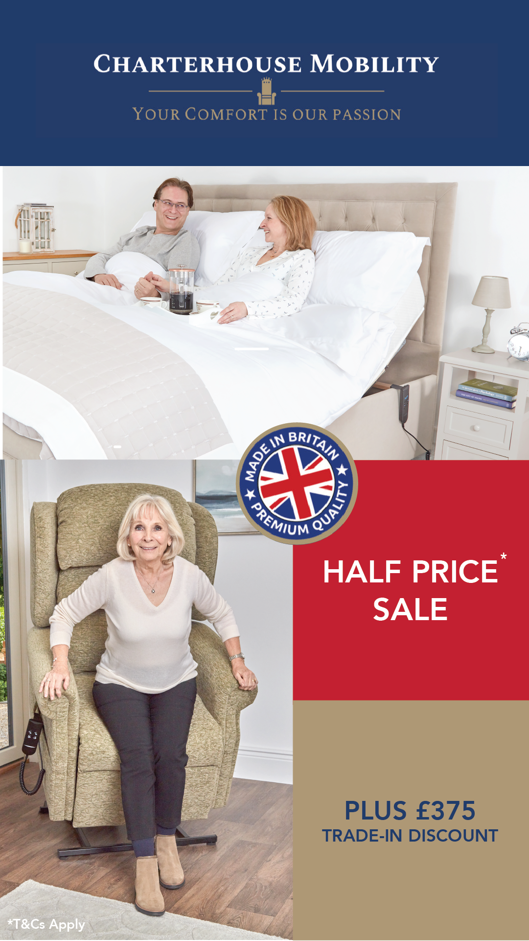 Charterhouse Mobility Facebook ad from Jul 22, 2025