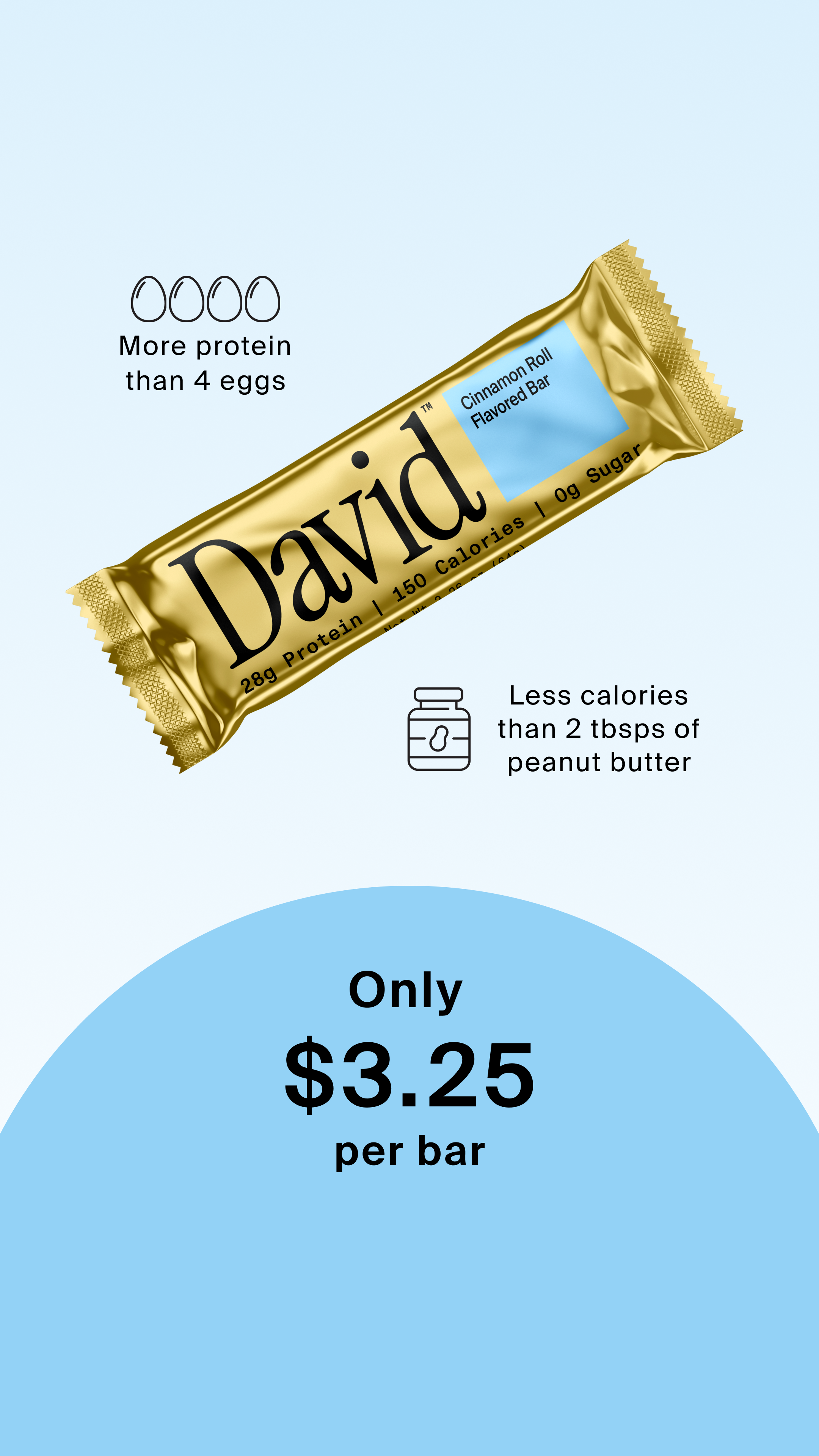 David Protein Facebook ad