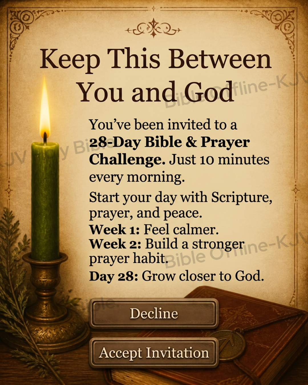 Bible Offline Facebook ad: Bible Offline-KJV Holy Bible