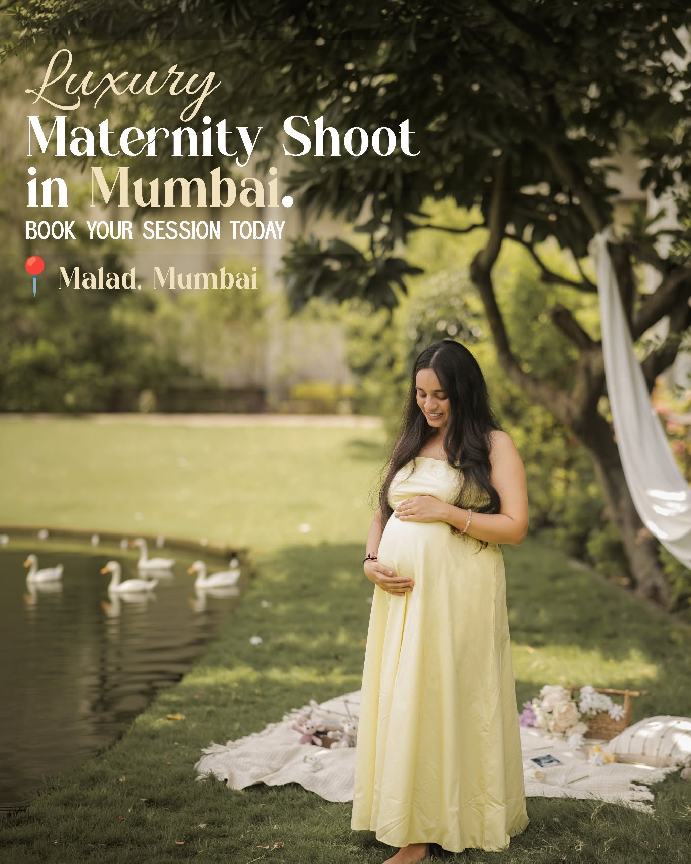 Fox Studio Facebook ad: Book Your Dream Maternity Shoot