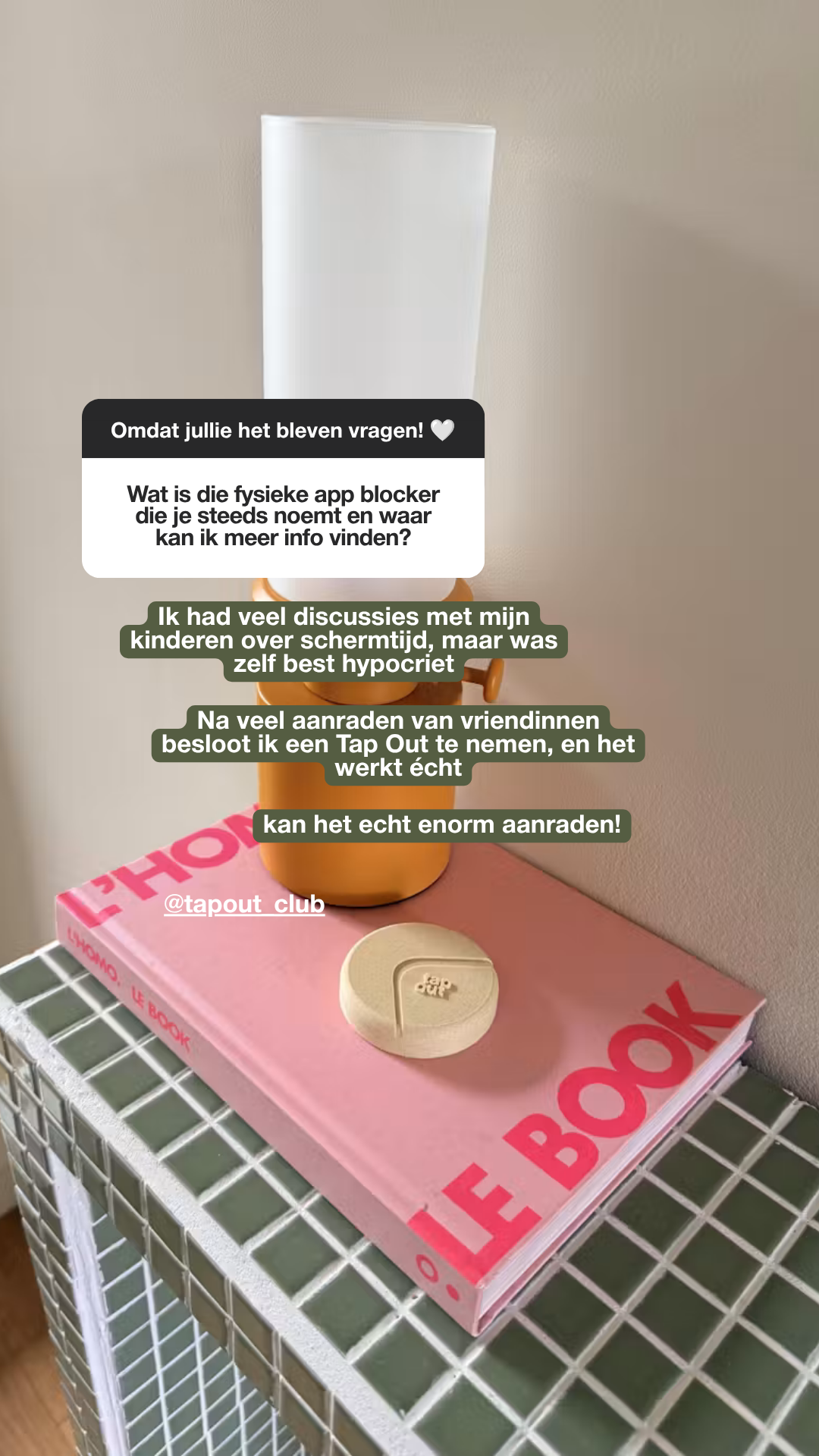 Tap Out Facebook ad