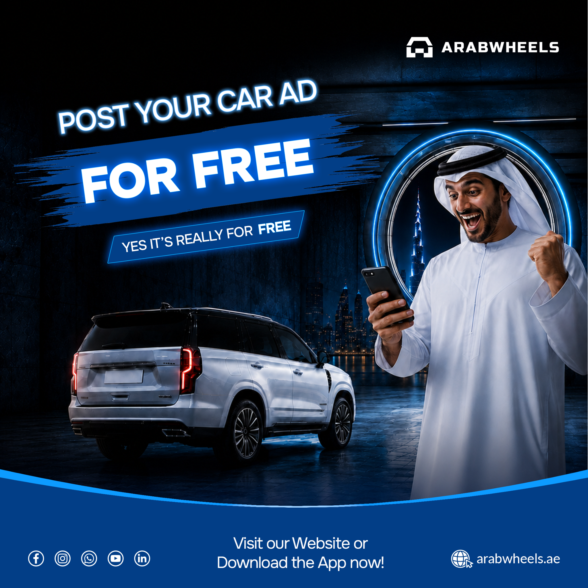 ArabWheels Facebook ad