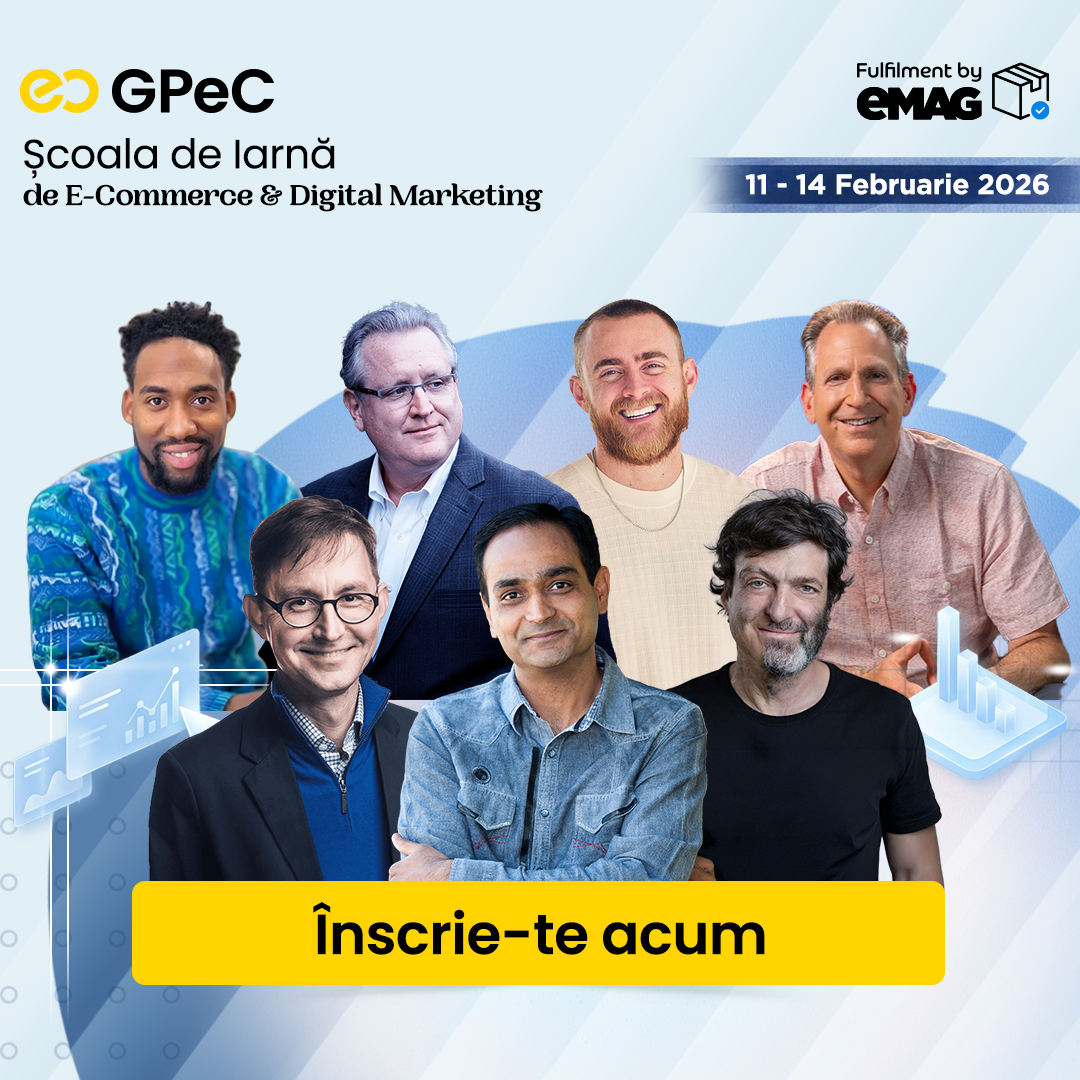 GPeC - The Most Important E-Commerce Event in CEE Facebook ad: Totul despre E-Commerce și Digital Marketing de la…
