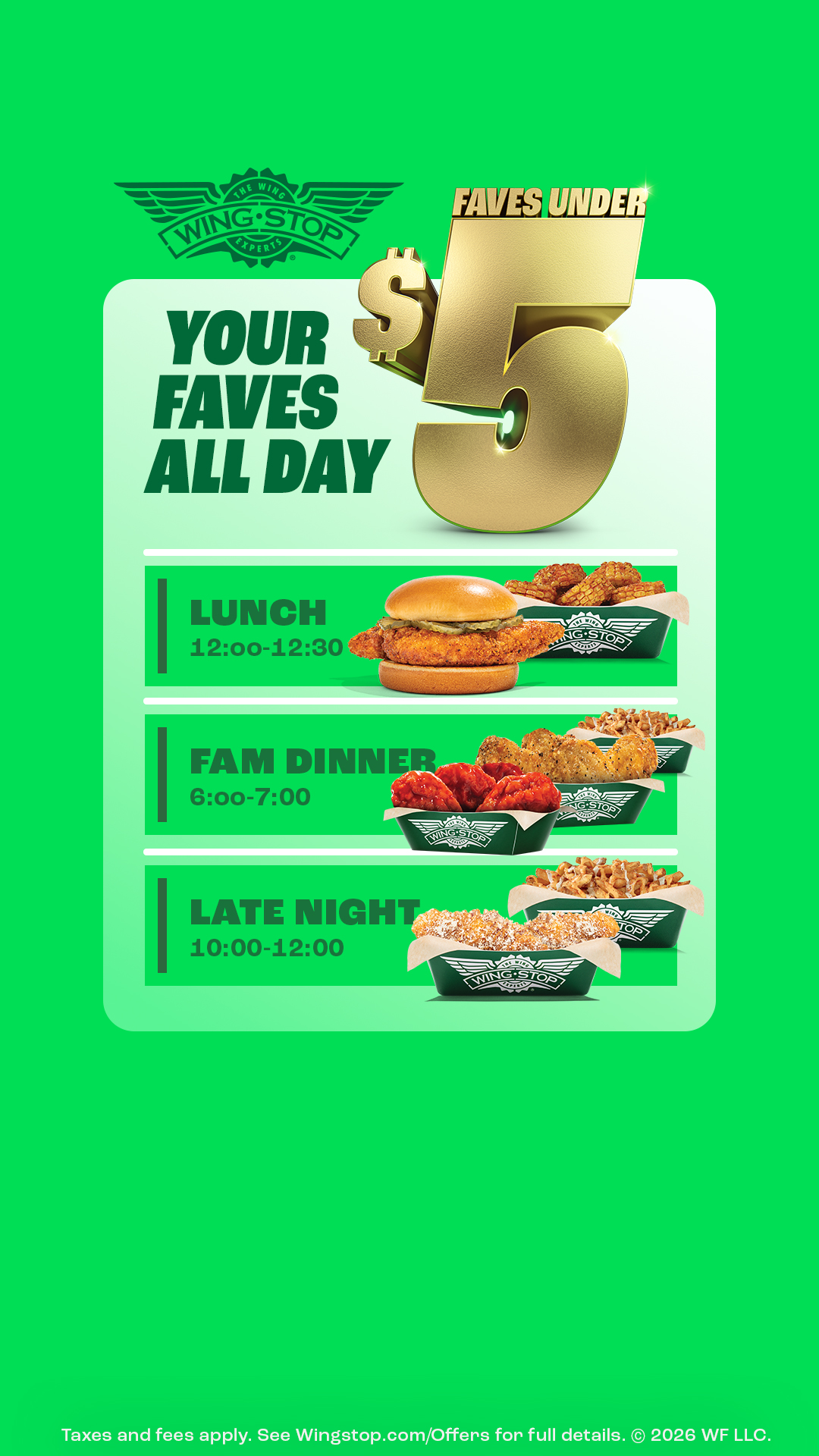 Wingstop Facebook ad