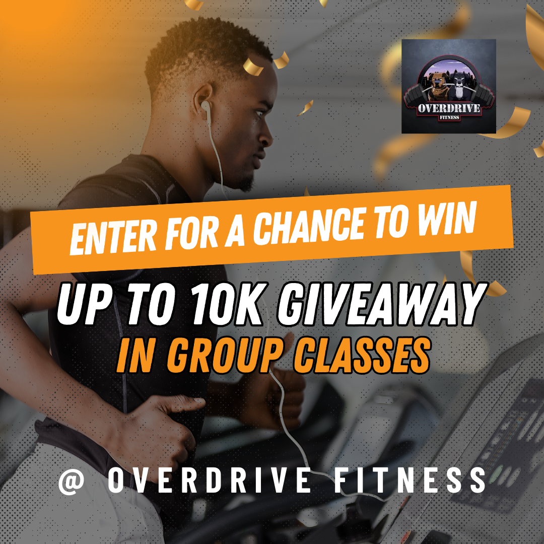 Overdrive Fitness Facebook ad: Drop Weight Enter & Win Big Prizes!