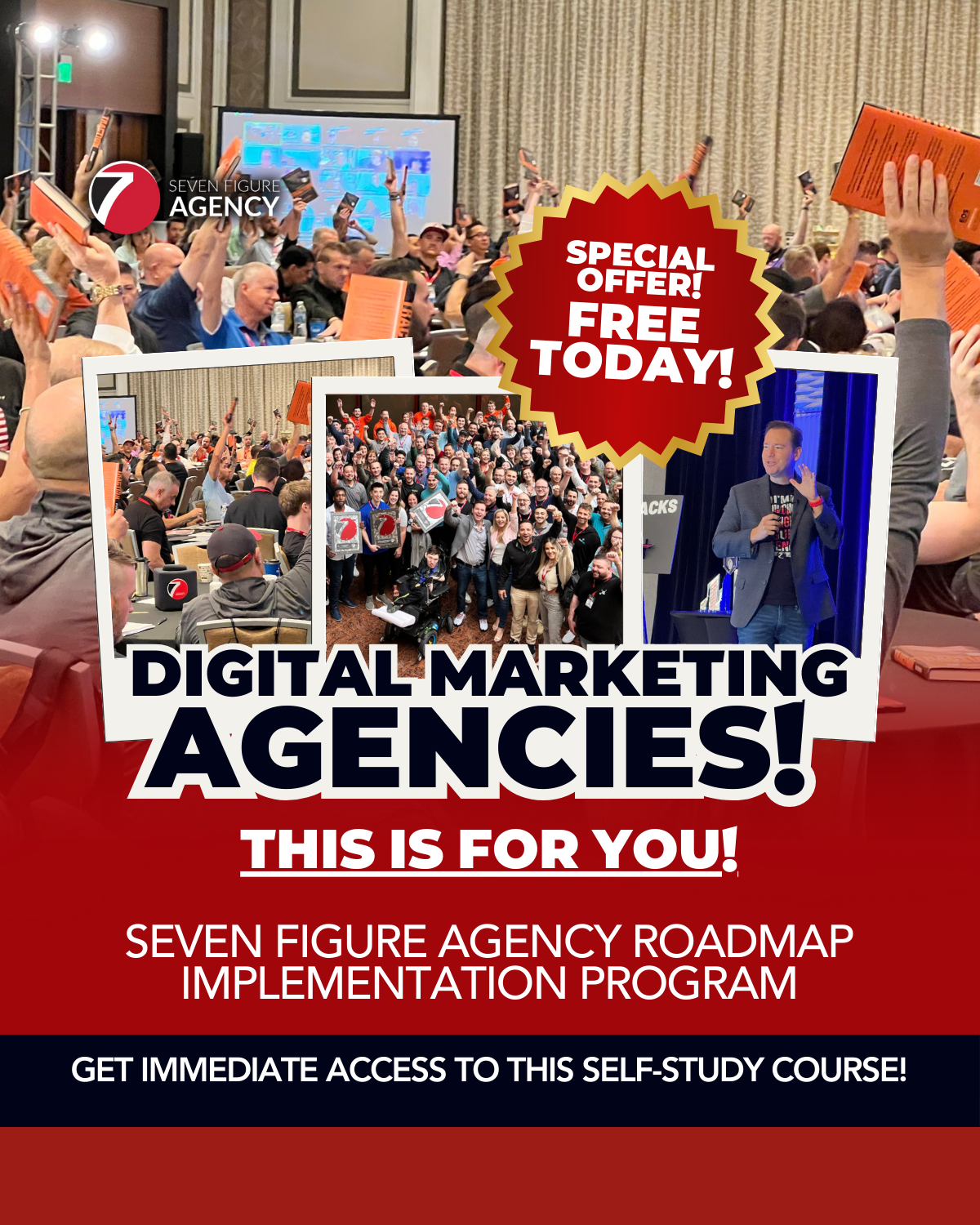 Seven Figure Agency Facebook ad