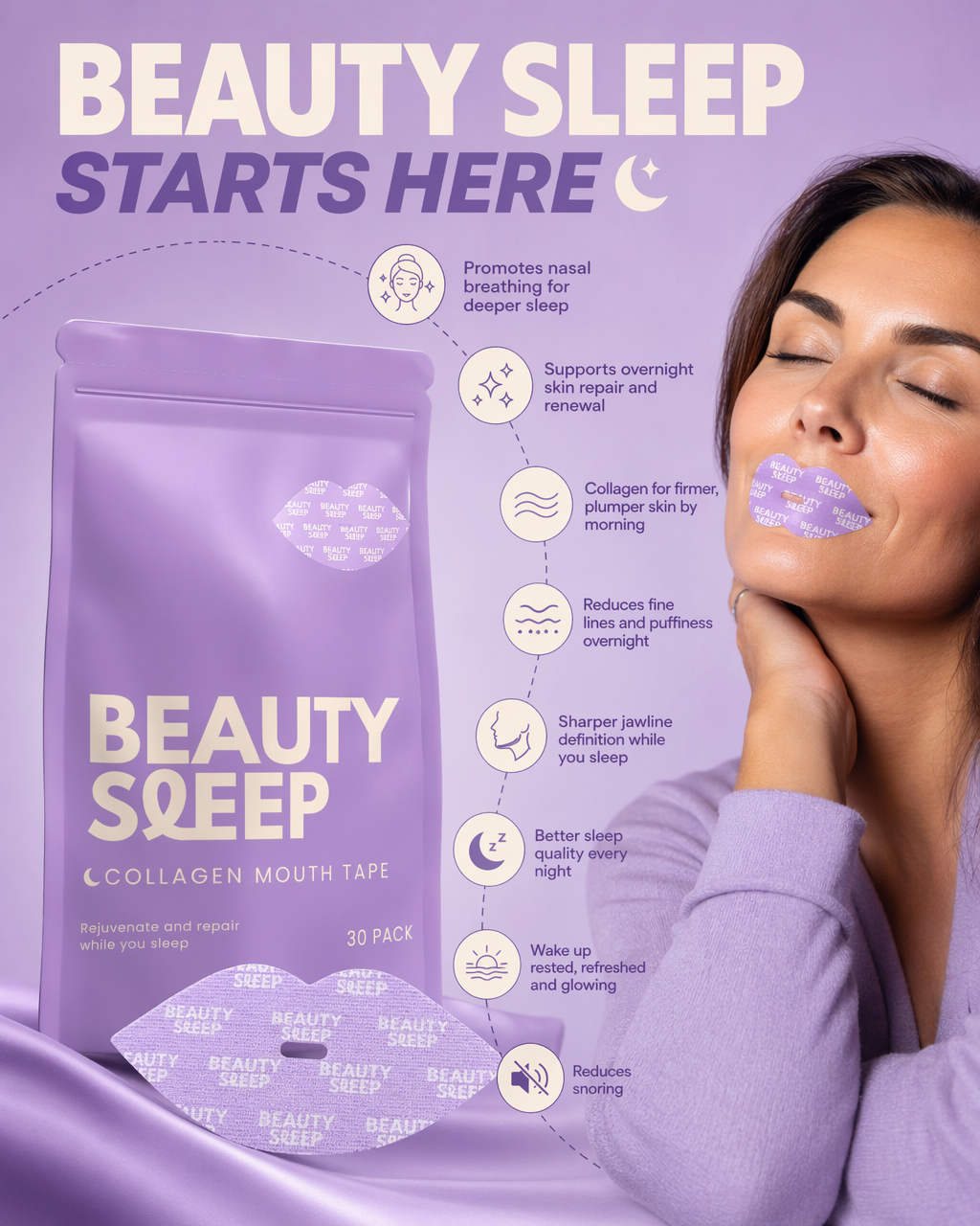 Beauty Sleep Facebook ad