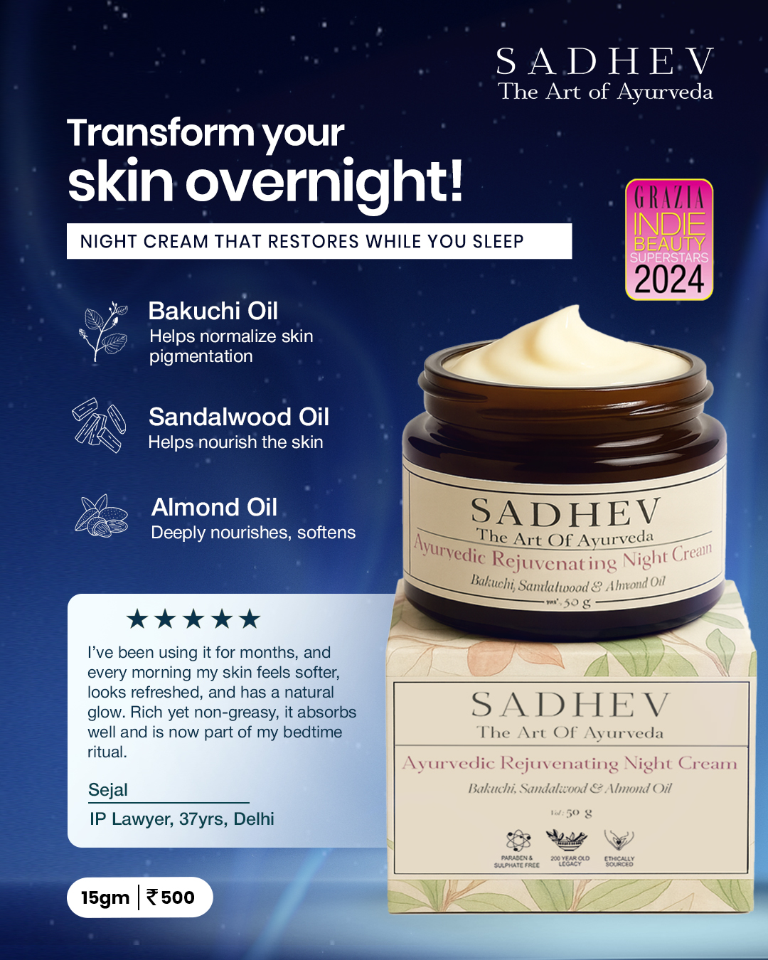 Sadhev Facebook ad