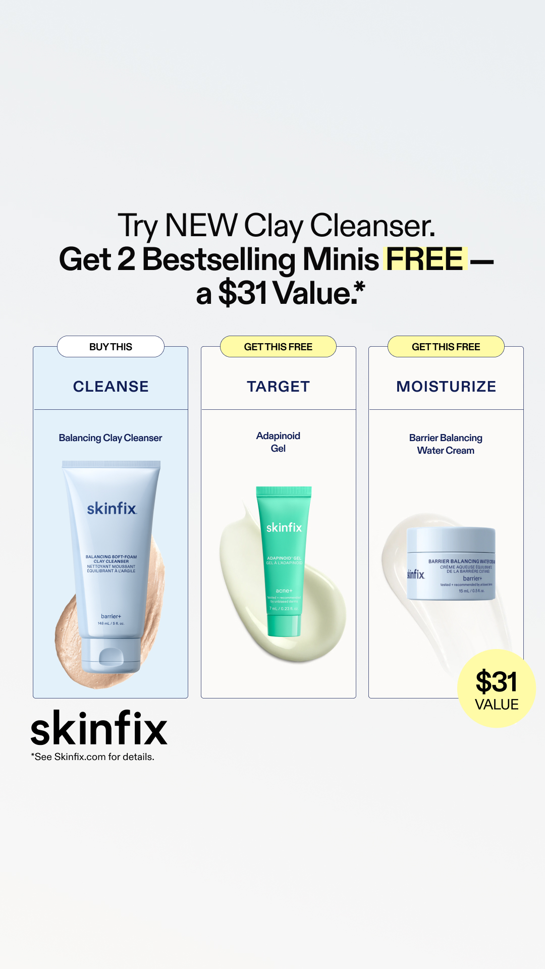Skinfix Inc. Facebook ad