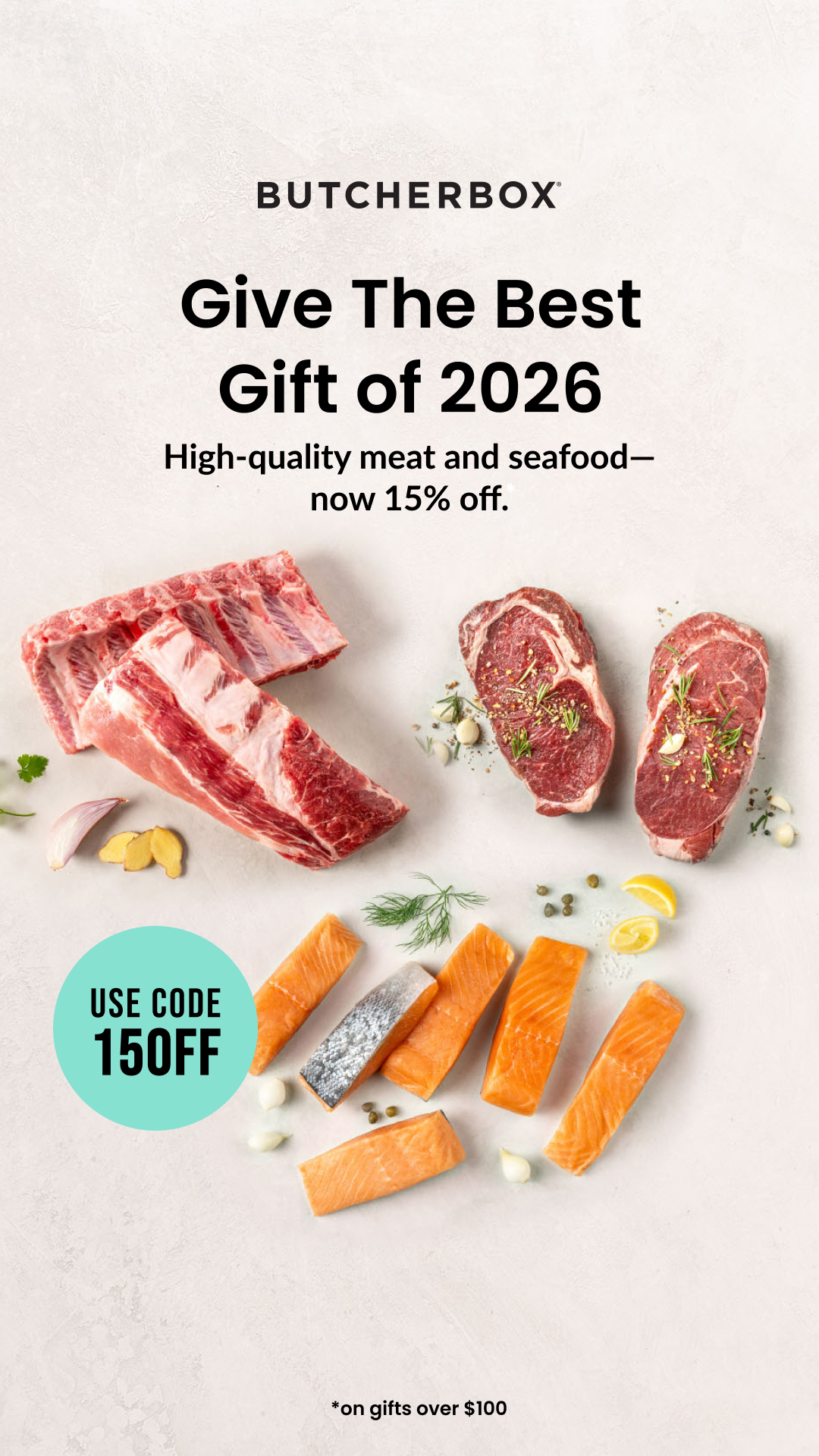 ButcherBox Facebook ad