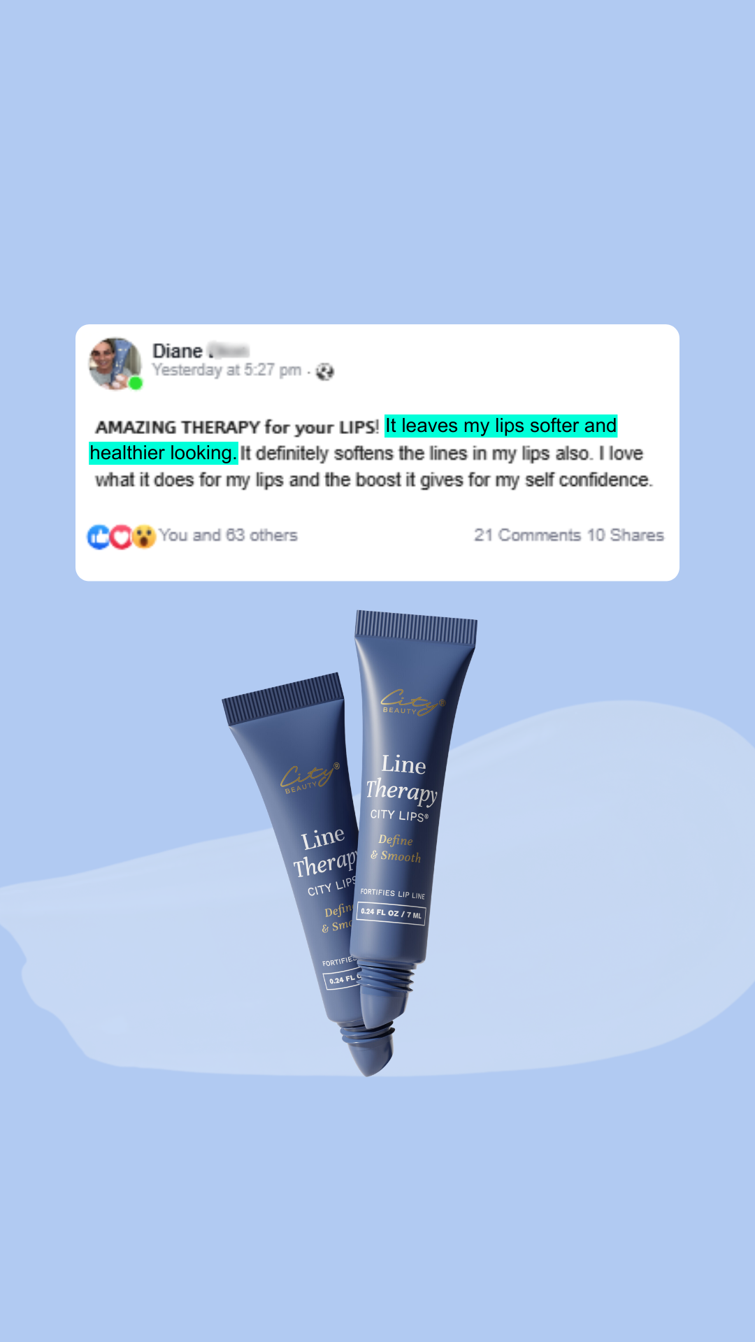 City Beauty Facebook ad