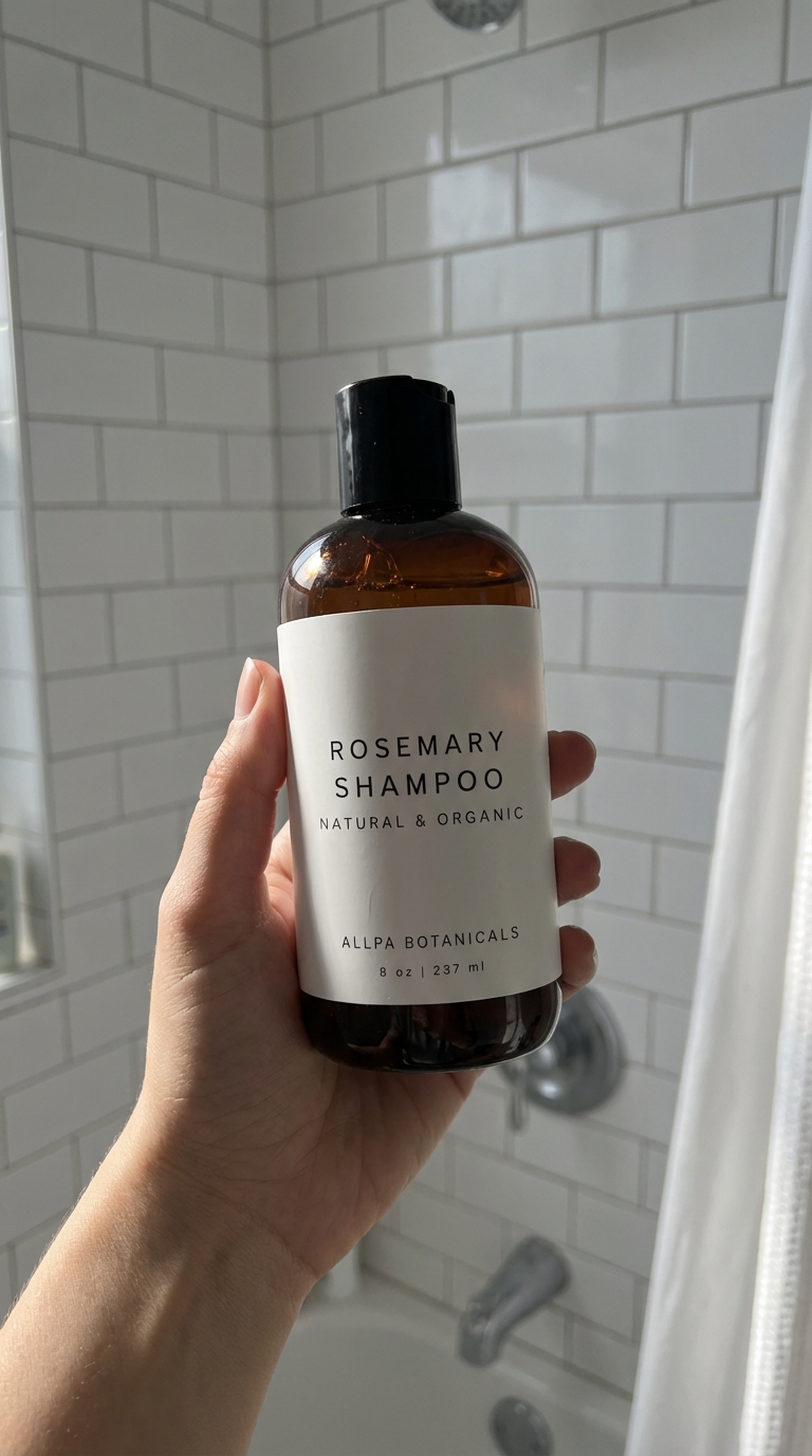 Allpa Botanicals Facebook ad: Less Hair in the Drain