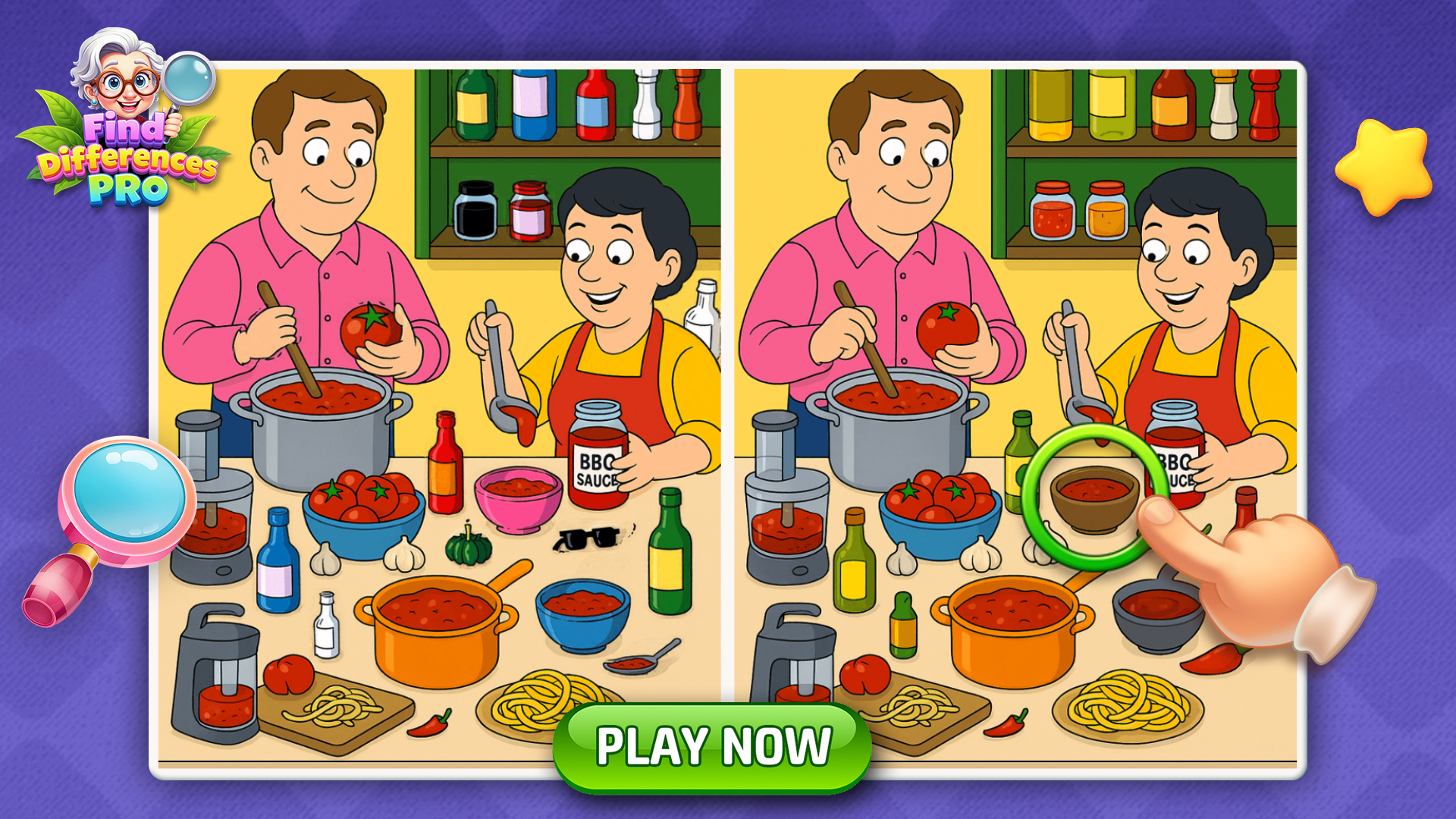 Find Differences Pro Facebook ad: 1000+ levels inside!