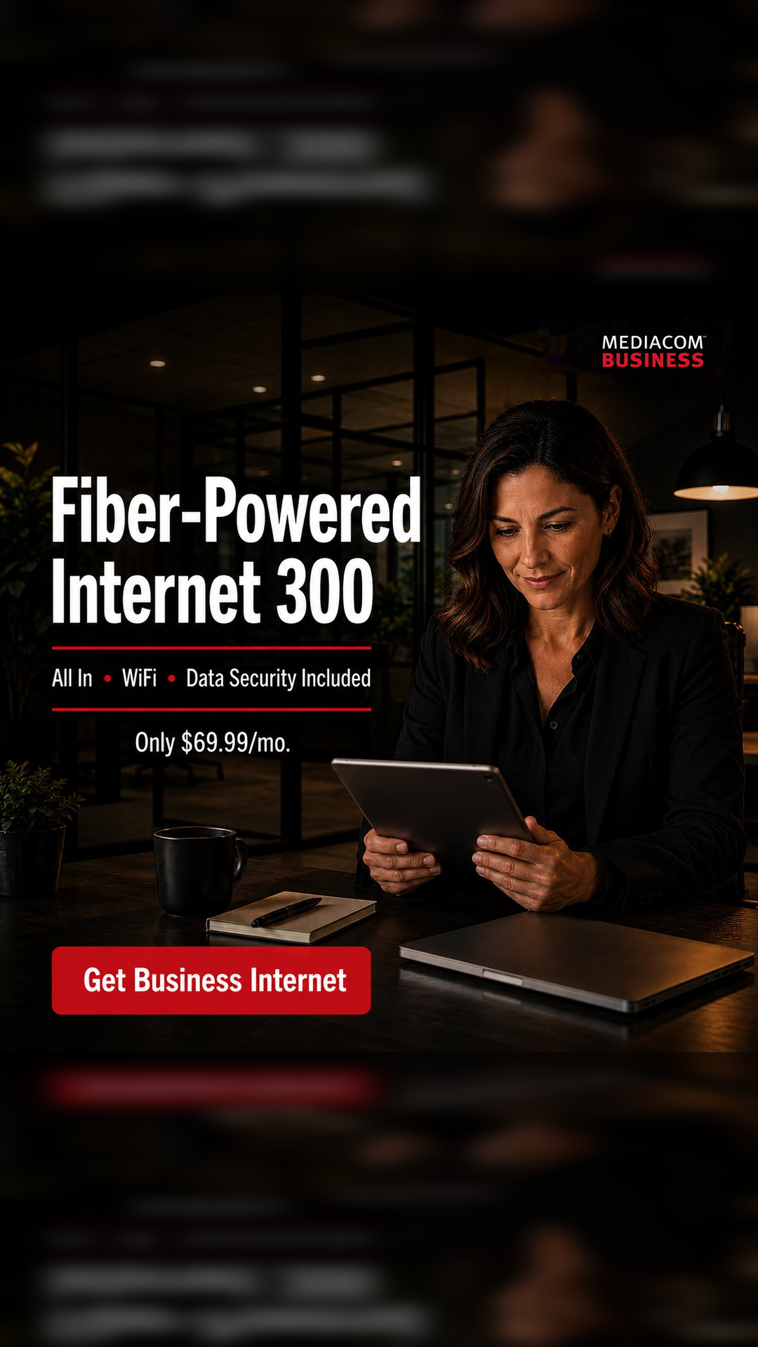 Mediacom Business Facebook ad