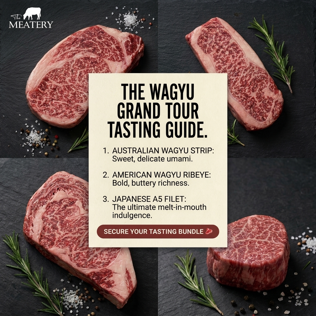 The Meatery Facebook ad: Master the Wagyu Tasting