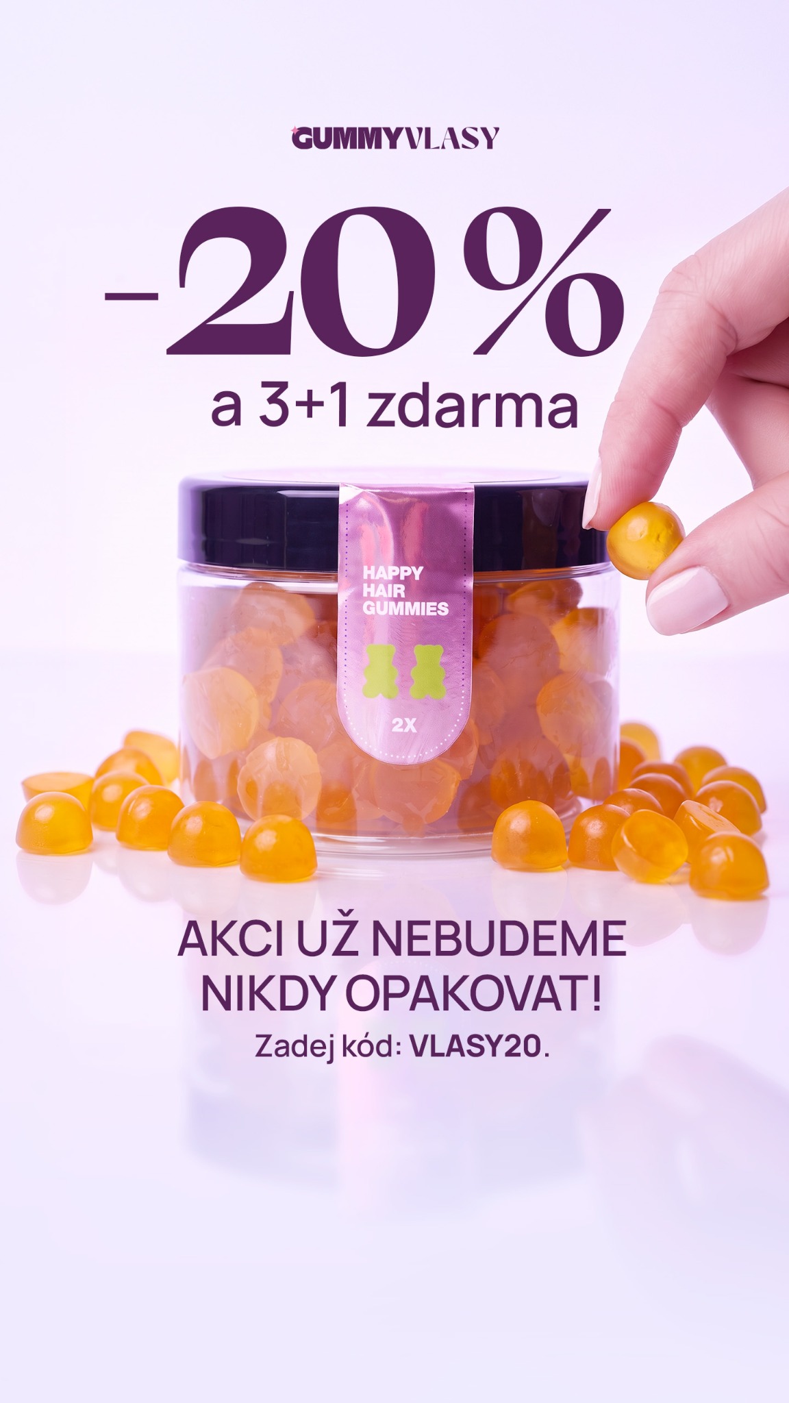 GUMMYPLUS.cz Facebook ad from Jul 15, 2026