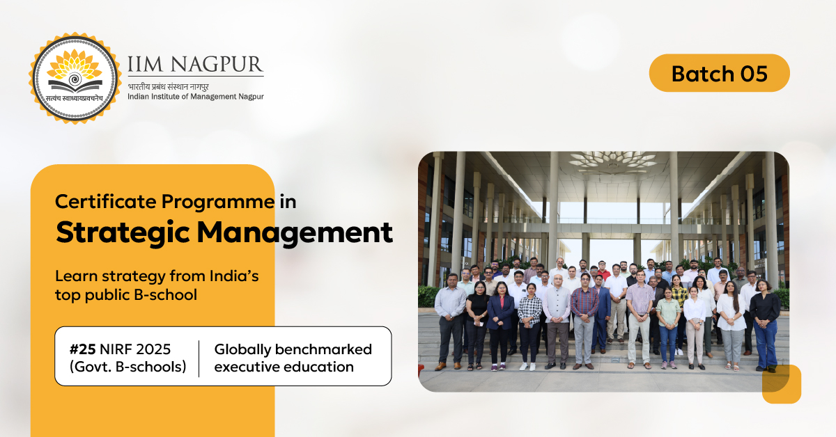 IIM Nagpur Strategic Management Programme Facebook ad from Jan 29, 2026